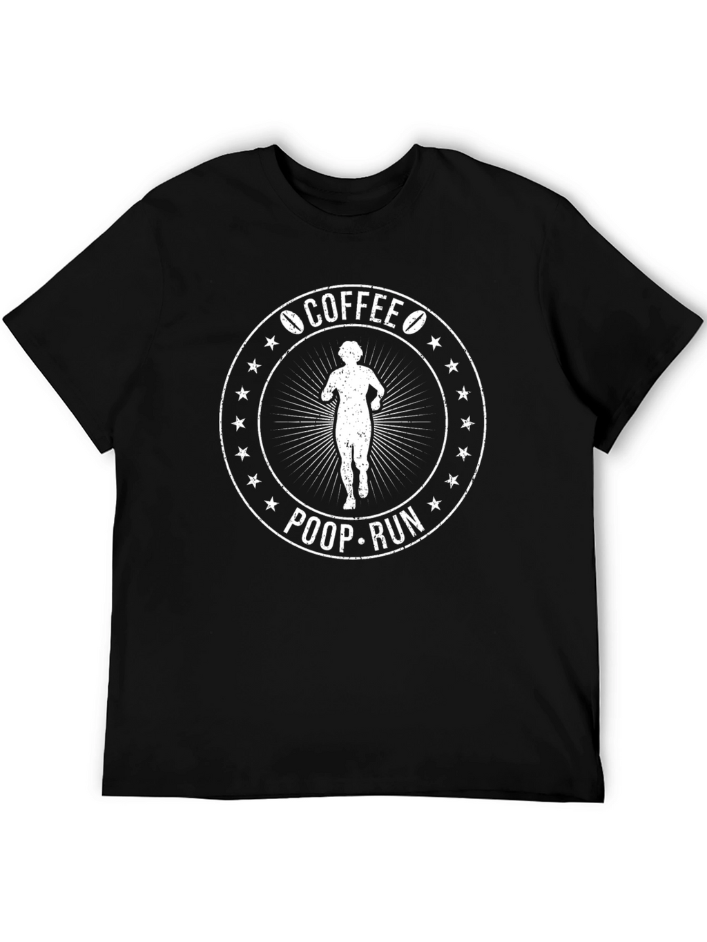 Coffee Poop Run Graphic T-Shirt