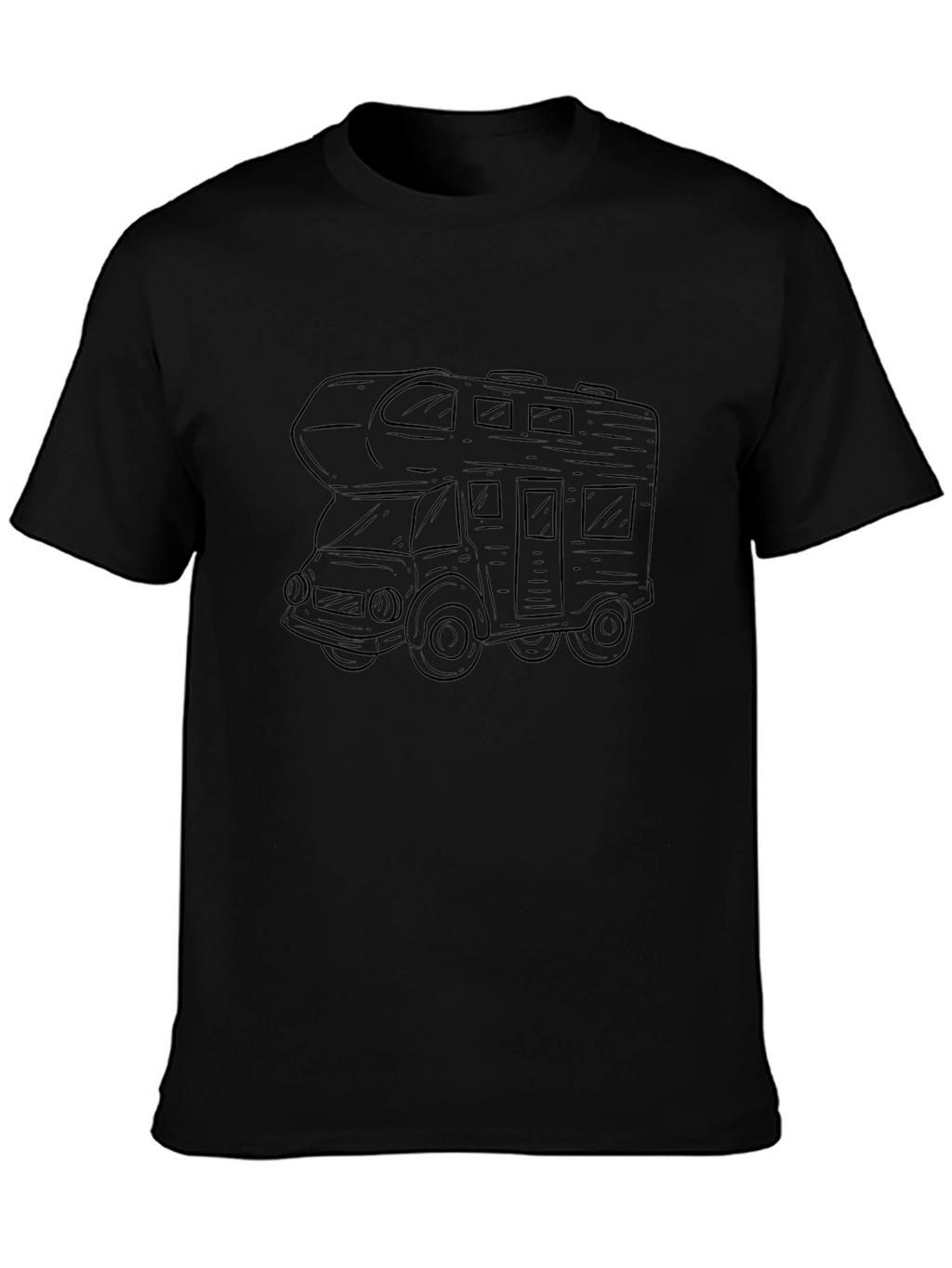 Black RV Graphic Tee - Comfort & Style