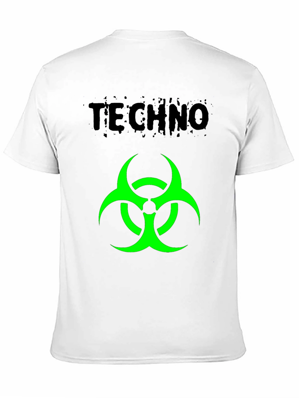 Techno Biohazard Graphic Black T-Shirt