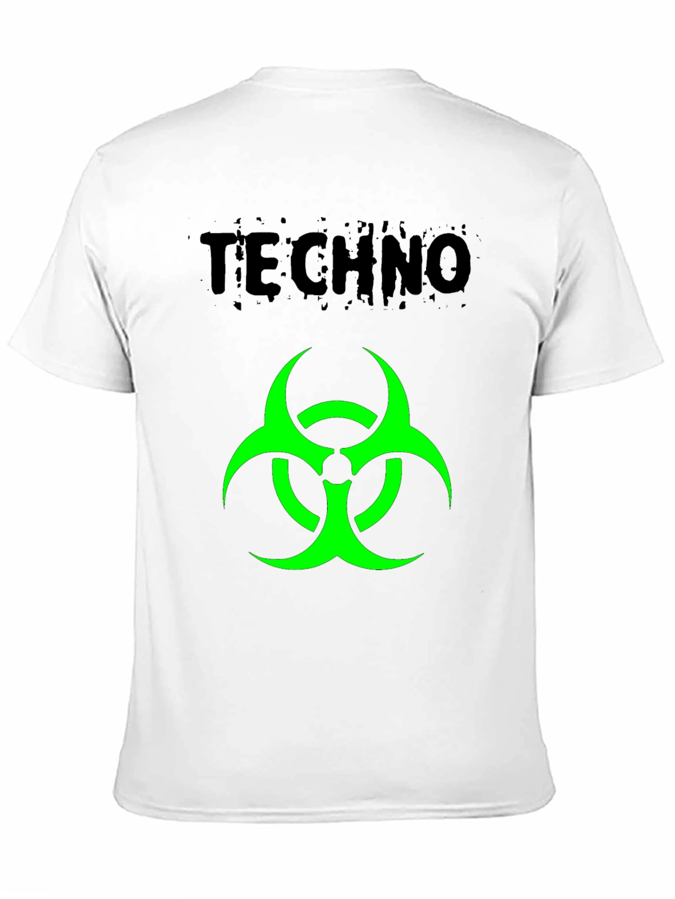 Techno Biohazard Graphic Black T-Shirt