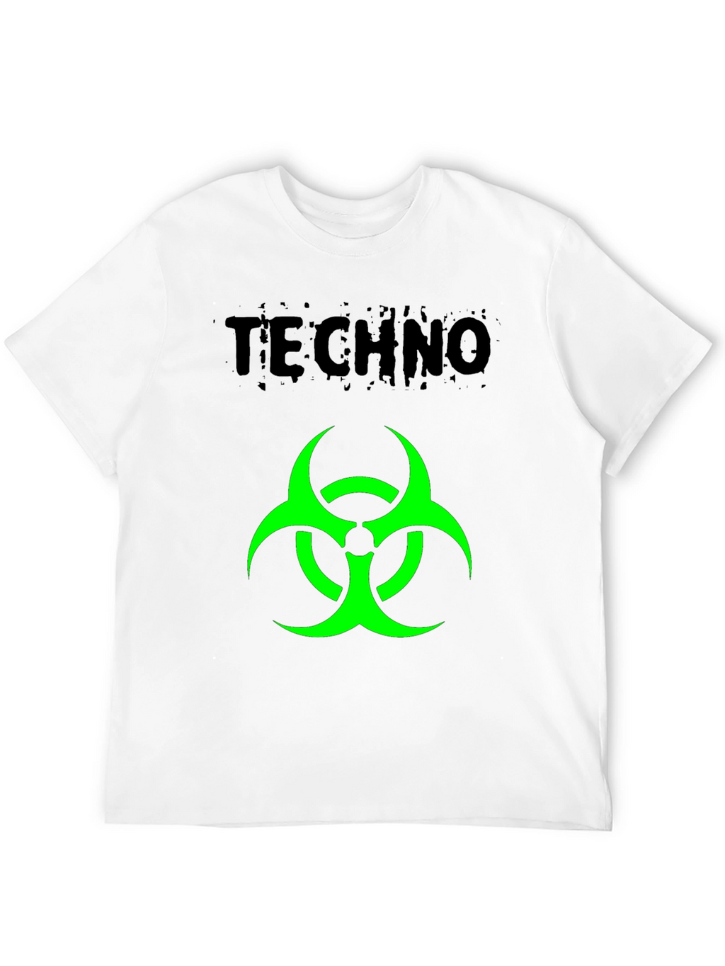 Techno Biohazard Graphic Black T-Shirt