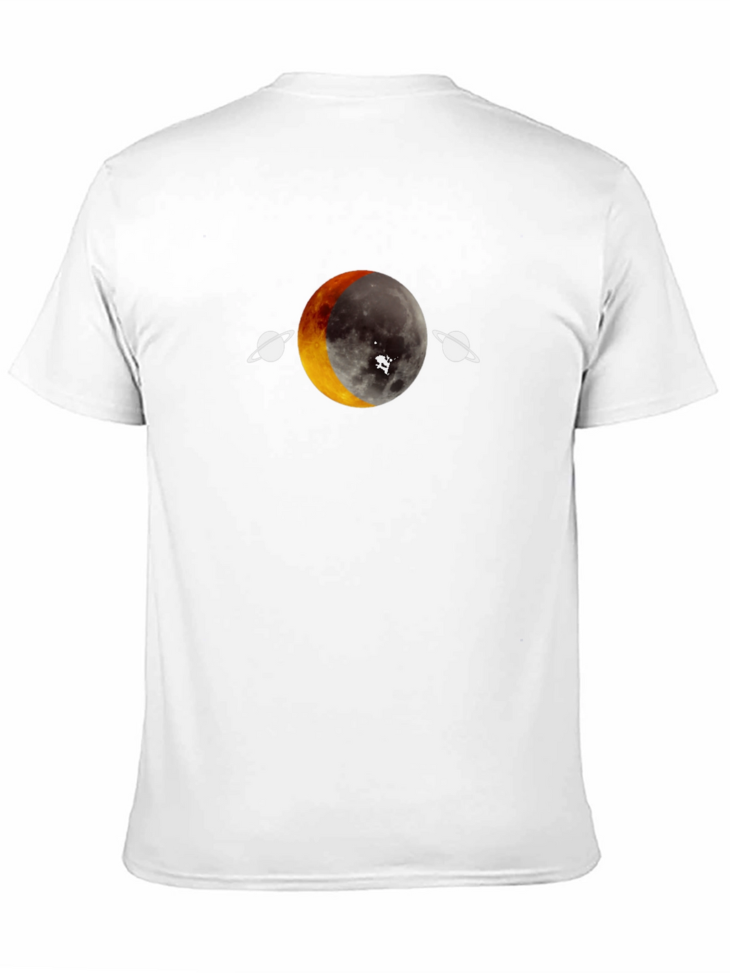 Lunar Eclipse Graphic Tee - Unique Space Design