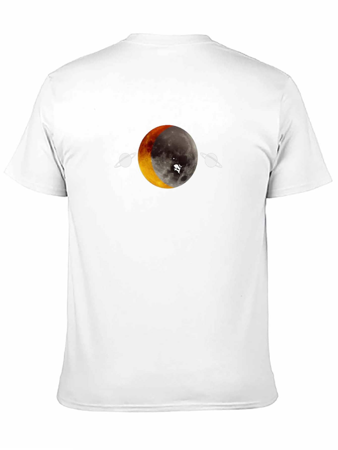 Lunar Eclipse Graphic Tee - Unique Space Design