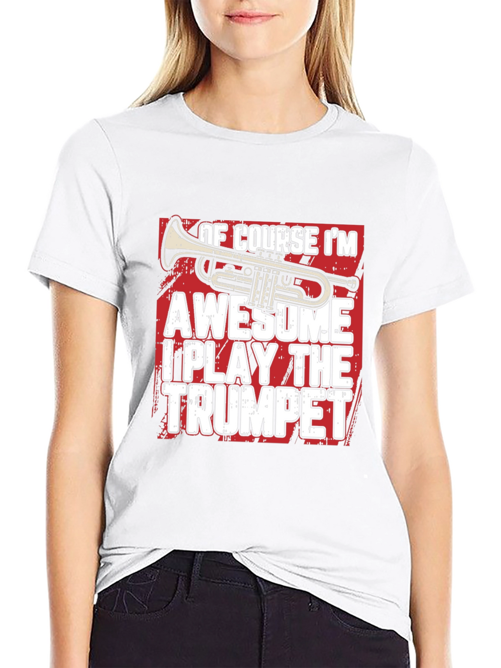 Awesome Trumpet Player Graphic T-Shirt