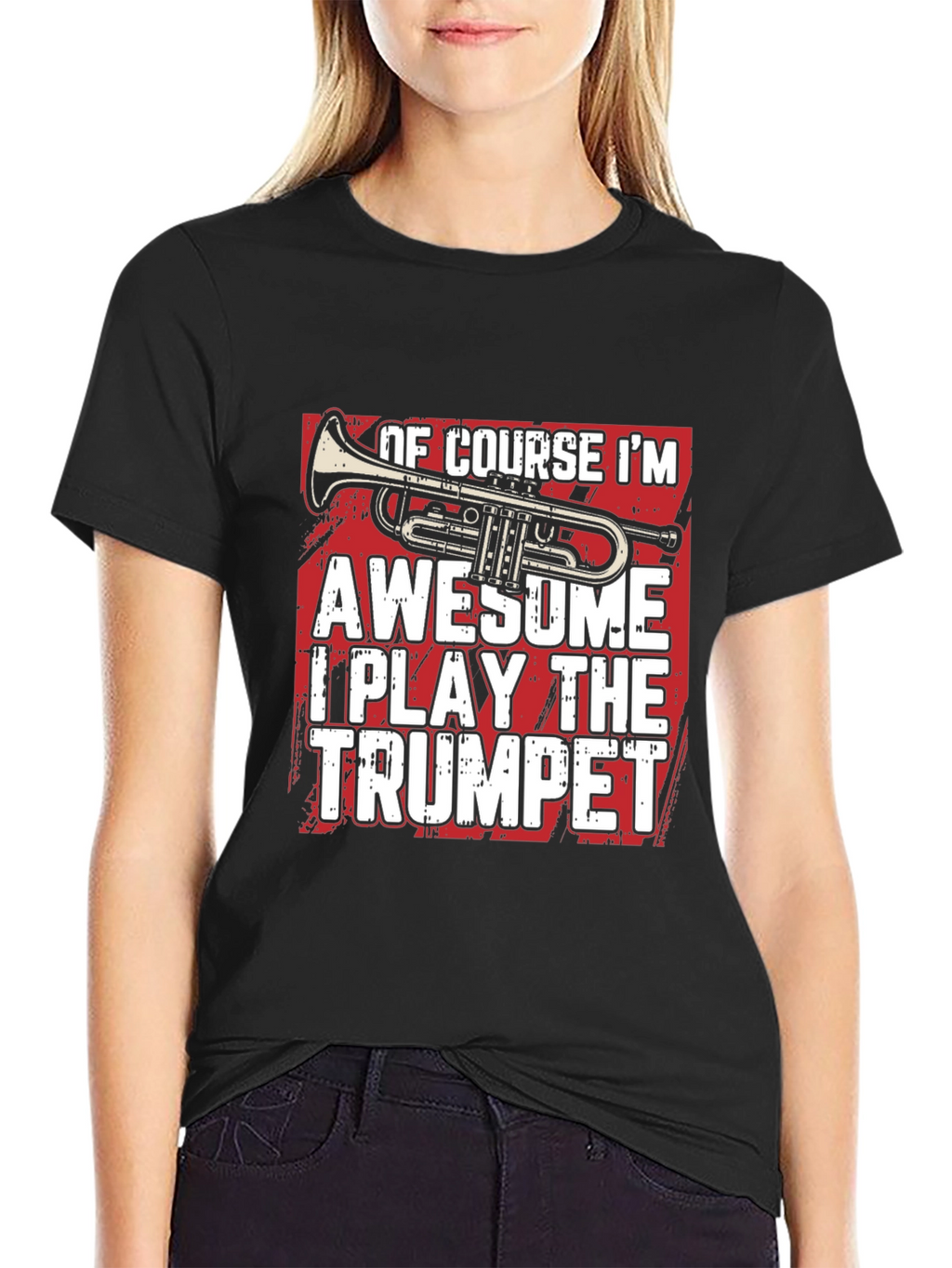Awesome Trumpet Player Graphic T-Shirt