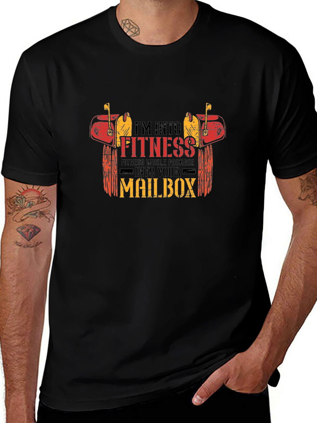 Im Into Fitness - Mailbox Graphic Tee