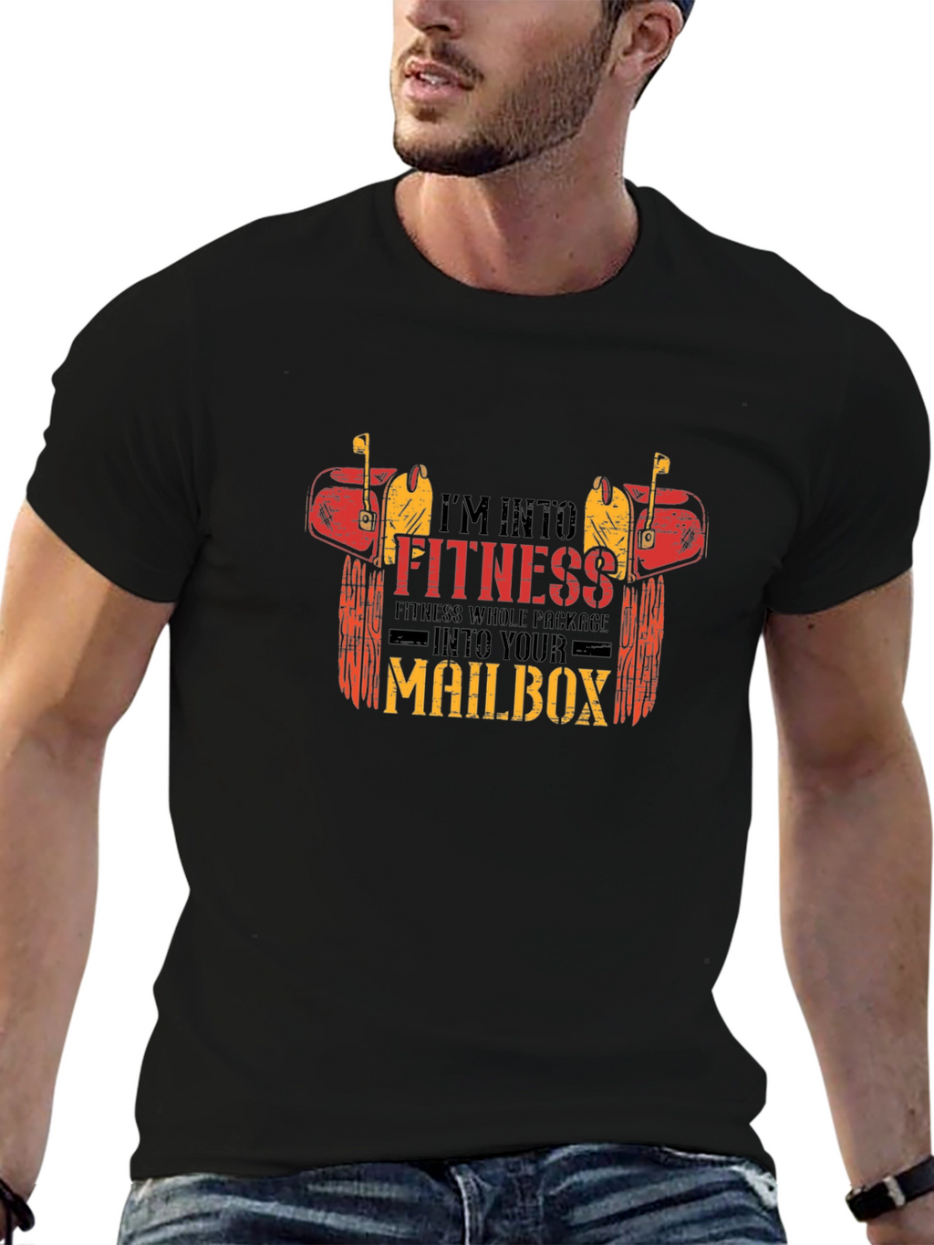 Im Into Fitness - Mailbox Graphic Tee