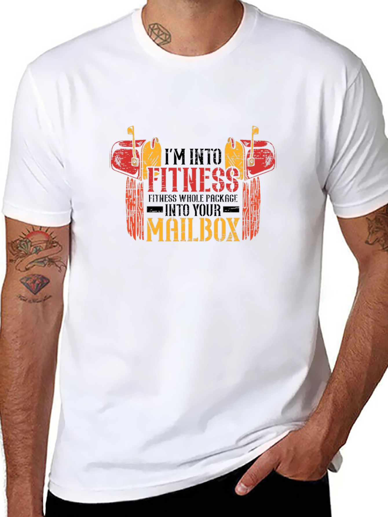 Im Into Fitness - Mailbox Graphic Tee