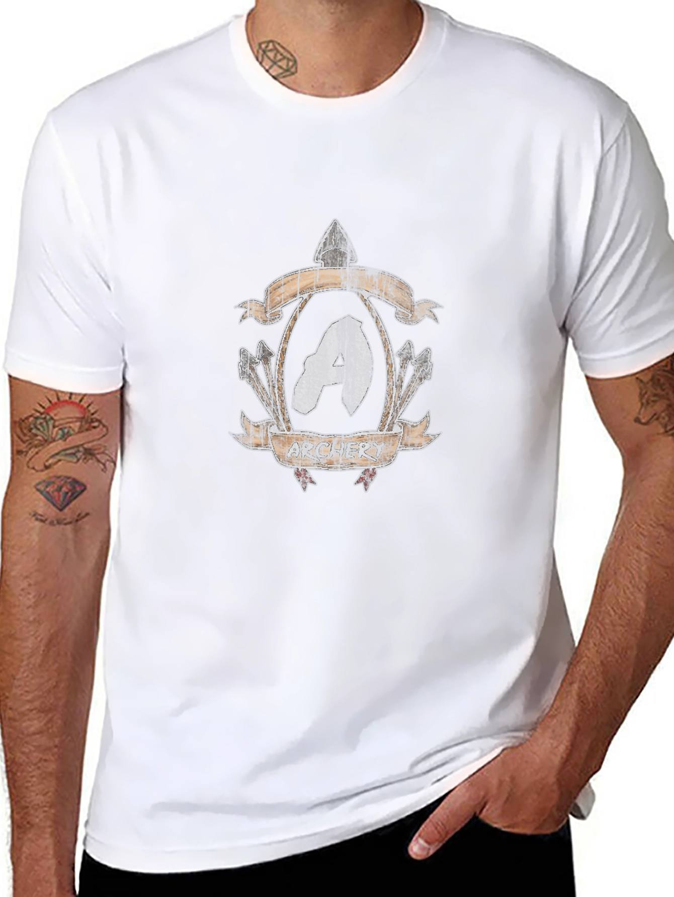 Vintage Crest Black T-Shirt