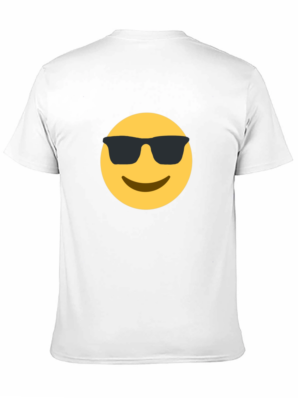 Cool Emoji Graphic Tee - Black Cotton T-Shirt