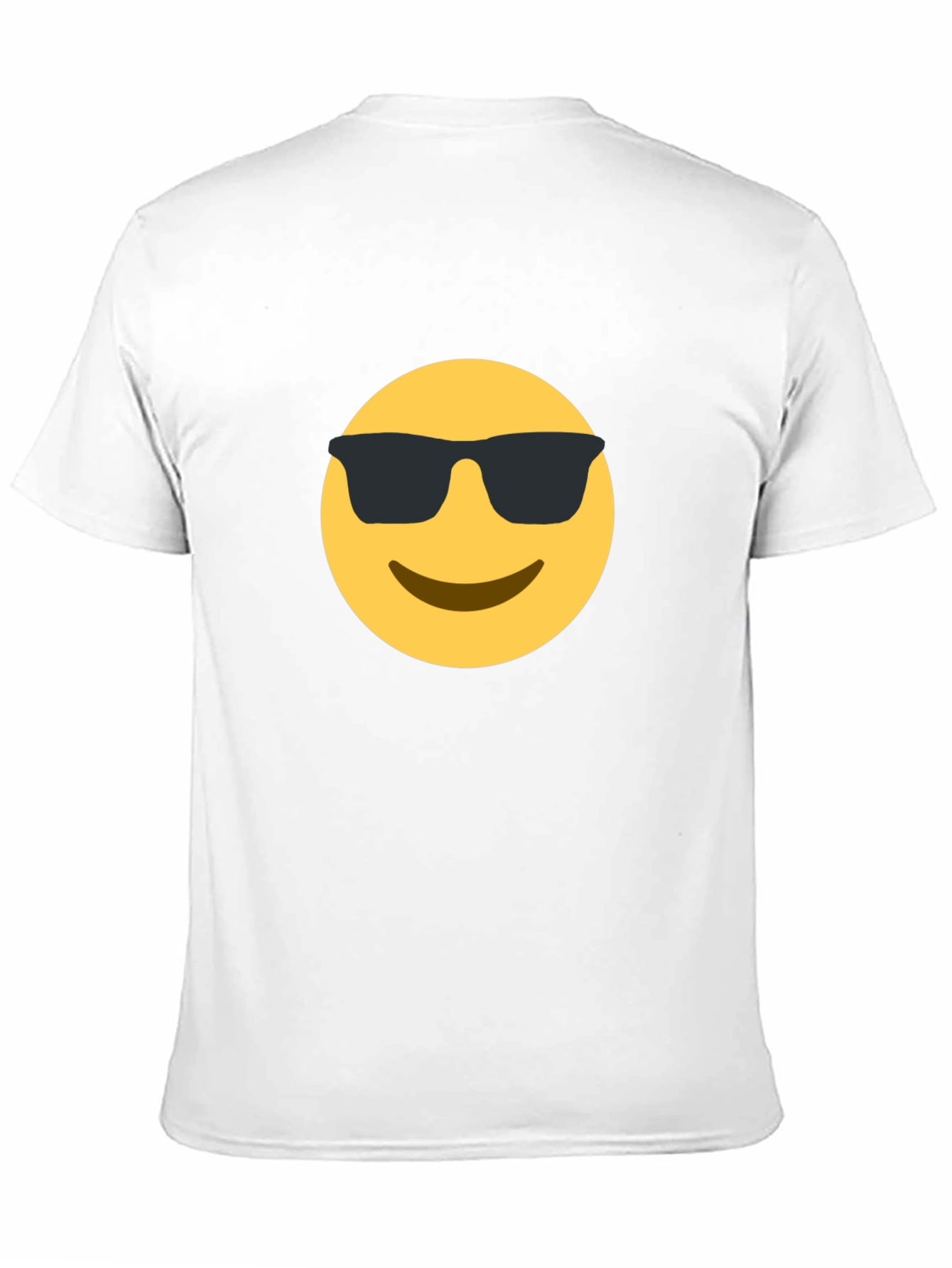 Cool Emoji Graphic Tee - Black Cotton T-Shirt