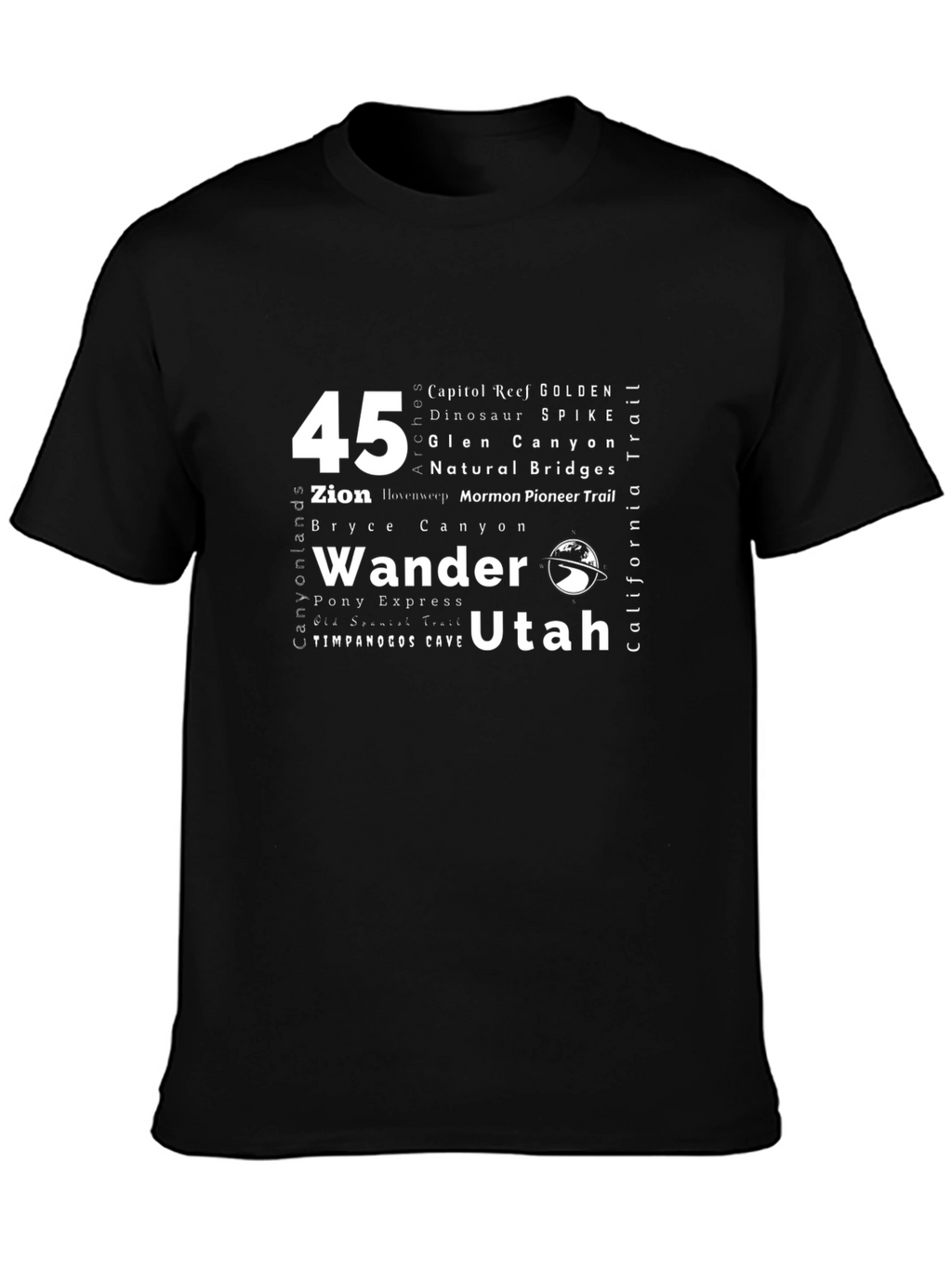 Utah National Parks Graphic Tee