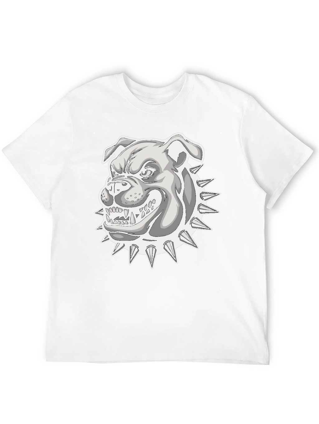 Cool Bulldog Graphic T-Shirt - Black