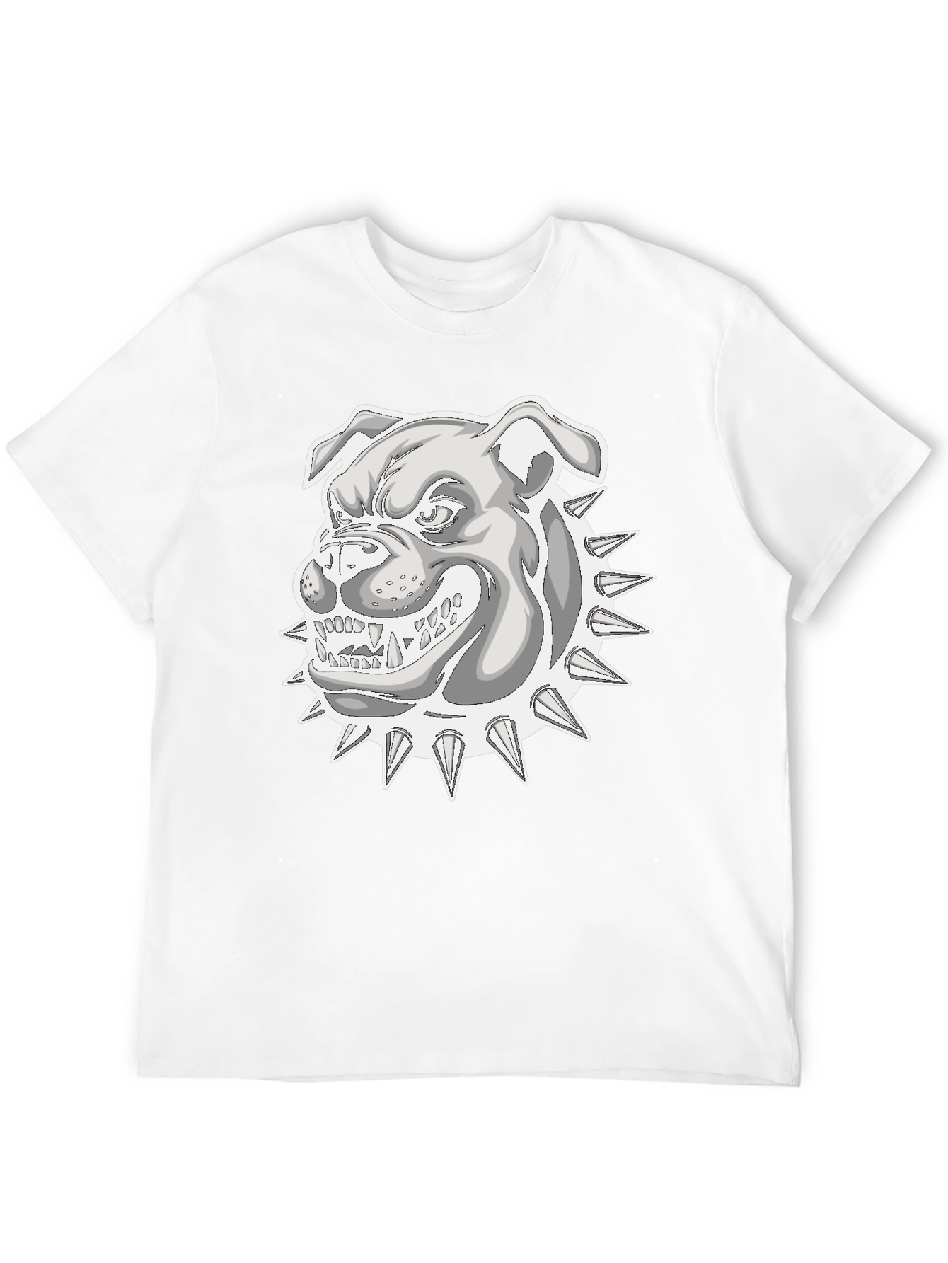 Cool Bulldog Graphic T-Shirt - Black