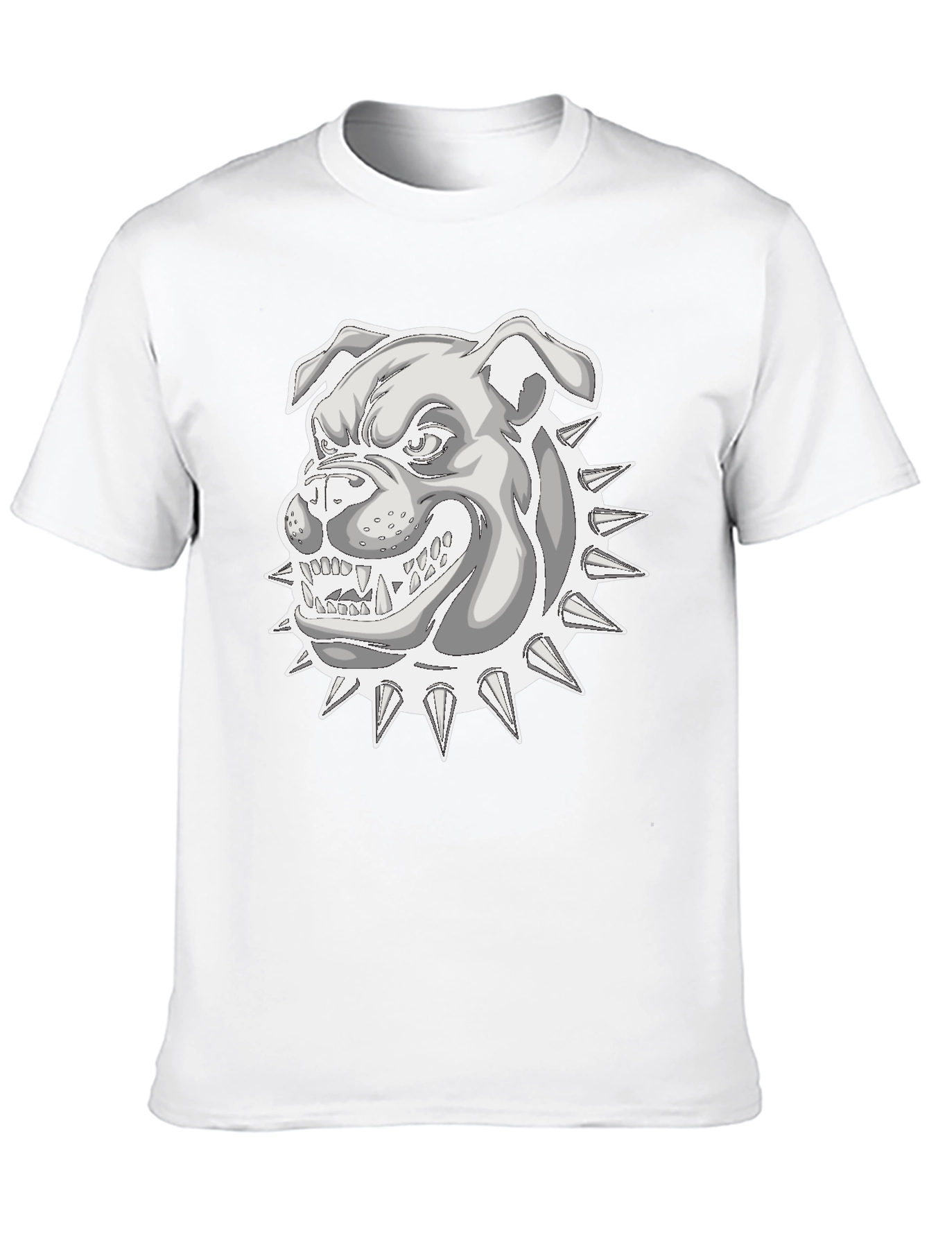 Cool Bulldog Graphic T-Shirt - Black