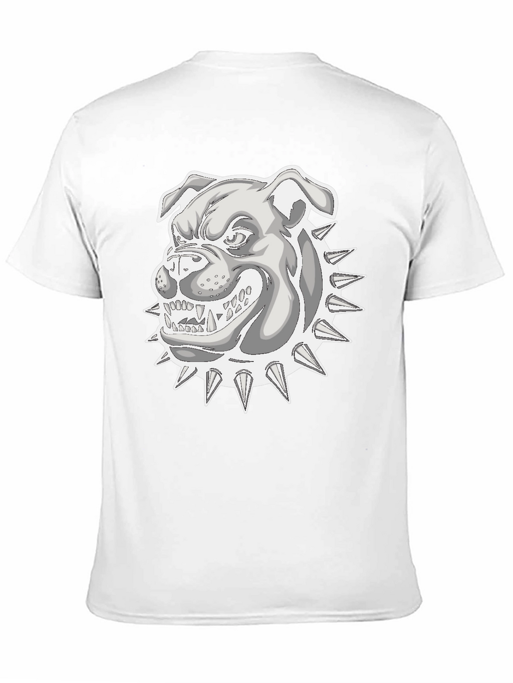 Cool Bulldog Graphic T-Shirt - Black