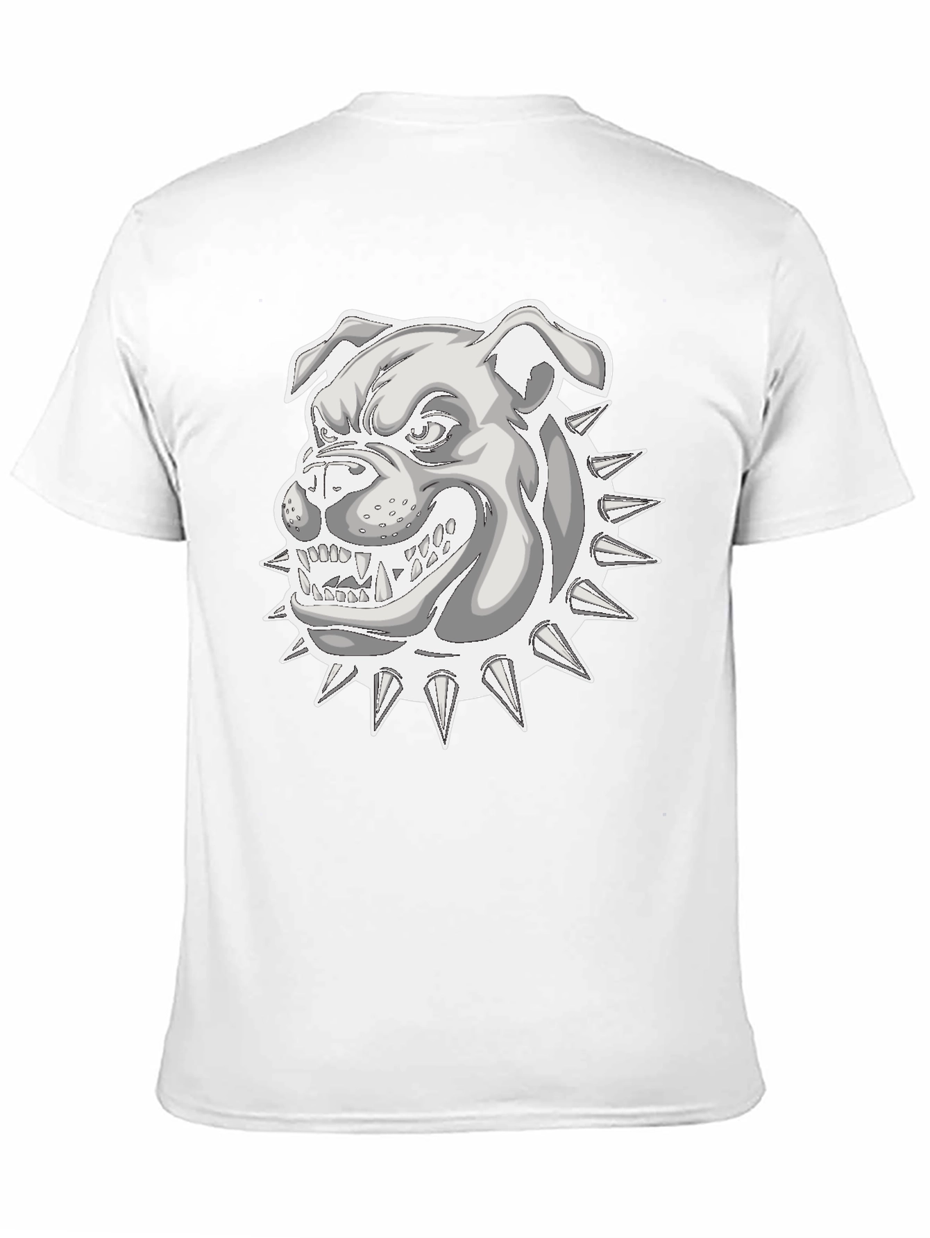 Cool Bulldog Graphic T-Shirt - Black
