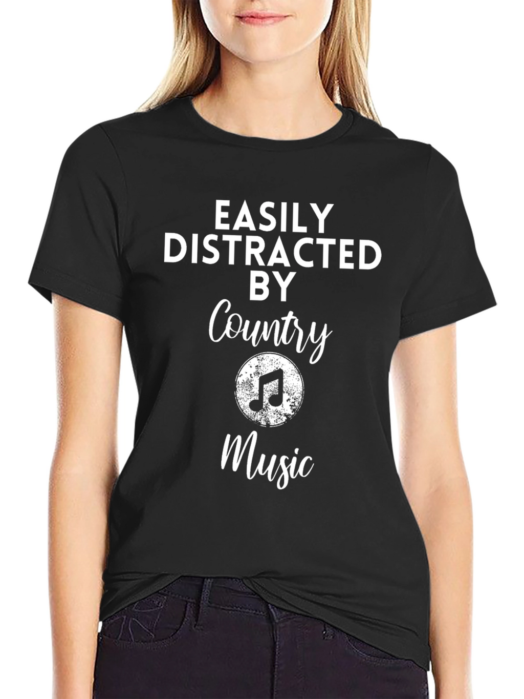 Country Music T-Shirt - Easily Distracted