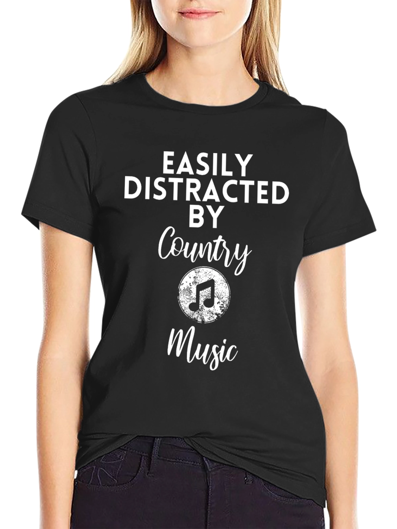 Country Music T-Shirt - Easily Distracted