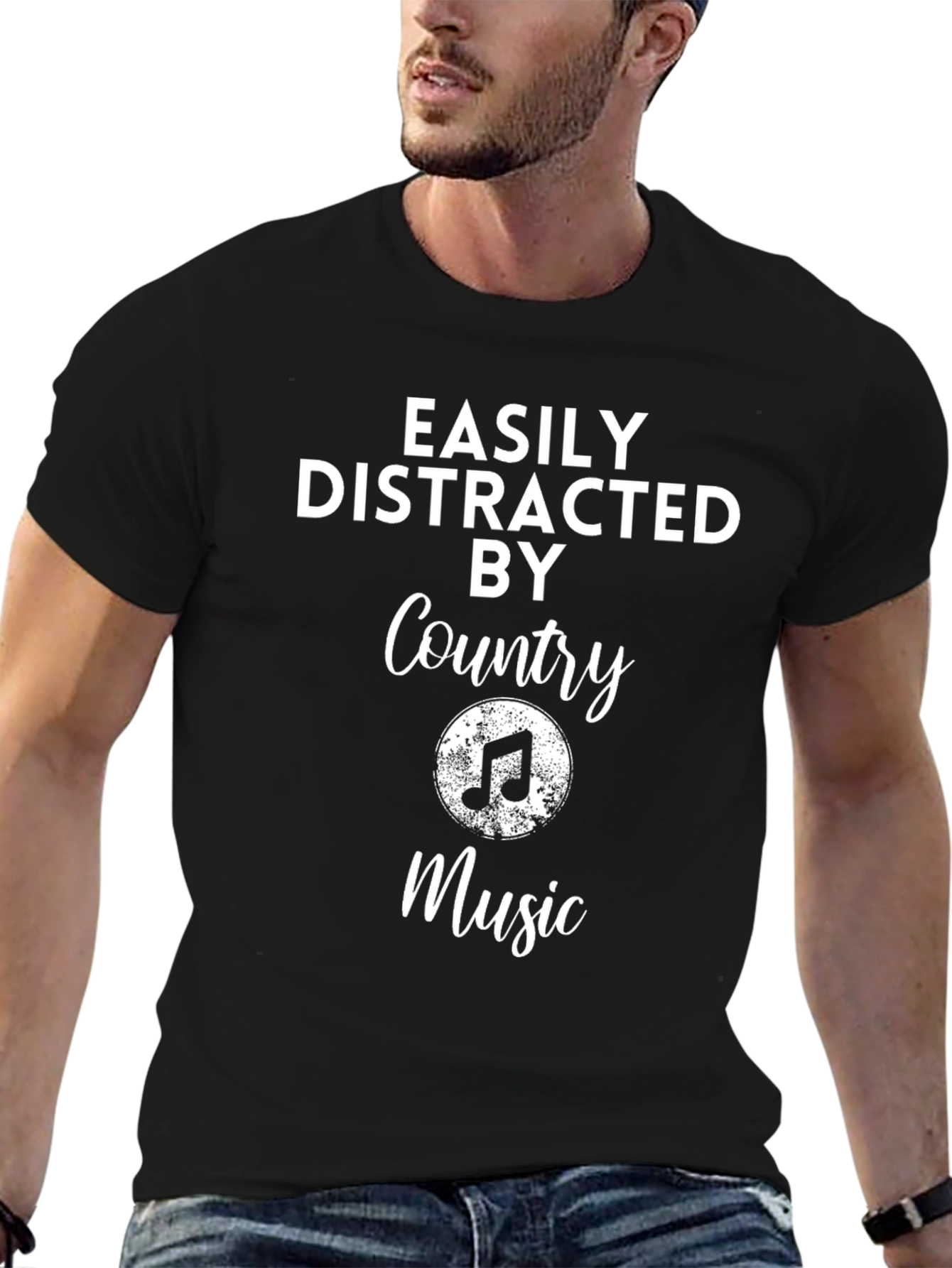 Country Music T-Shirt - Easily Distracted