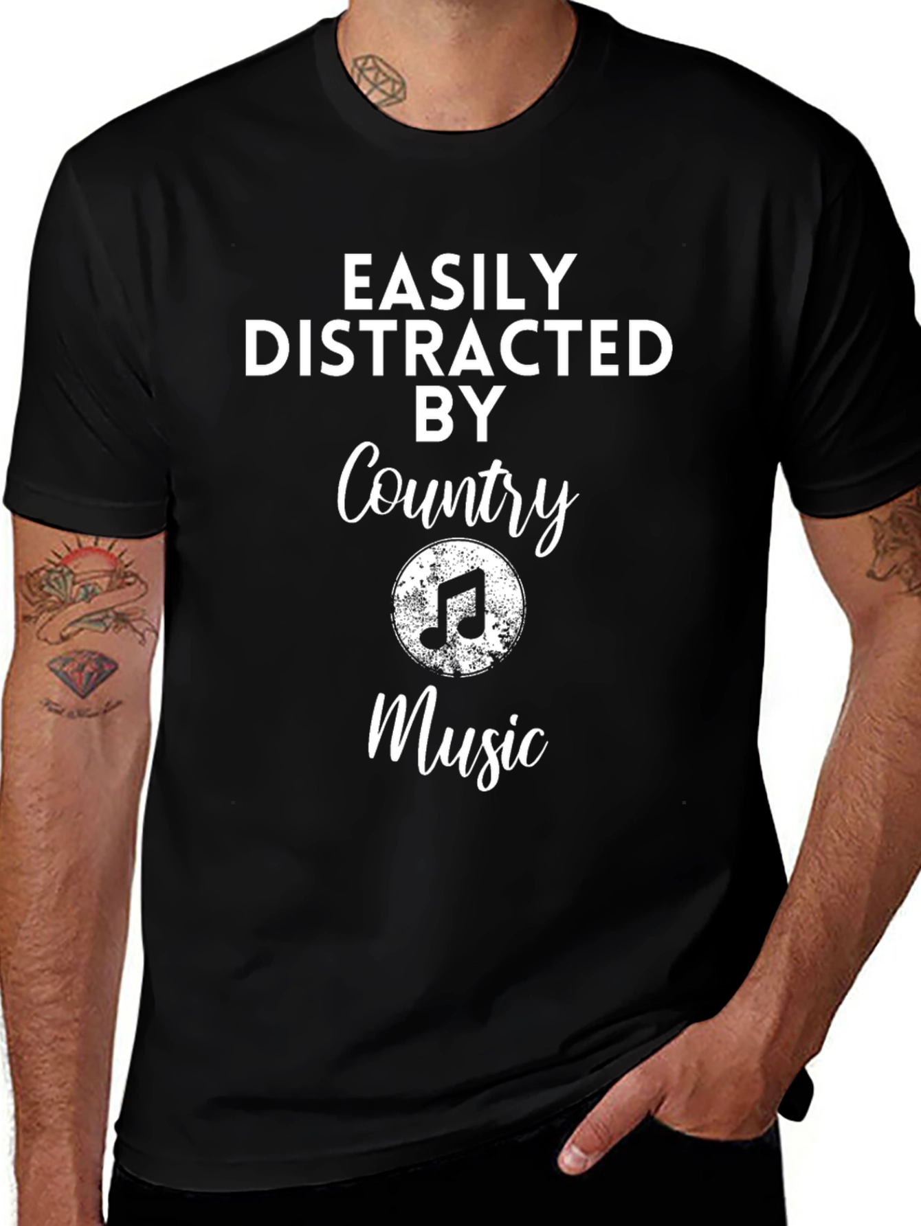 Country Music T-Shirt - Easily Distracted