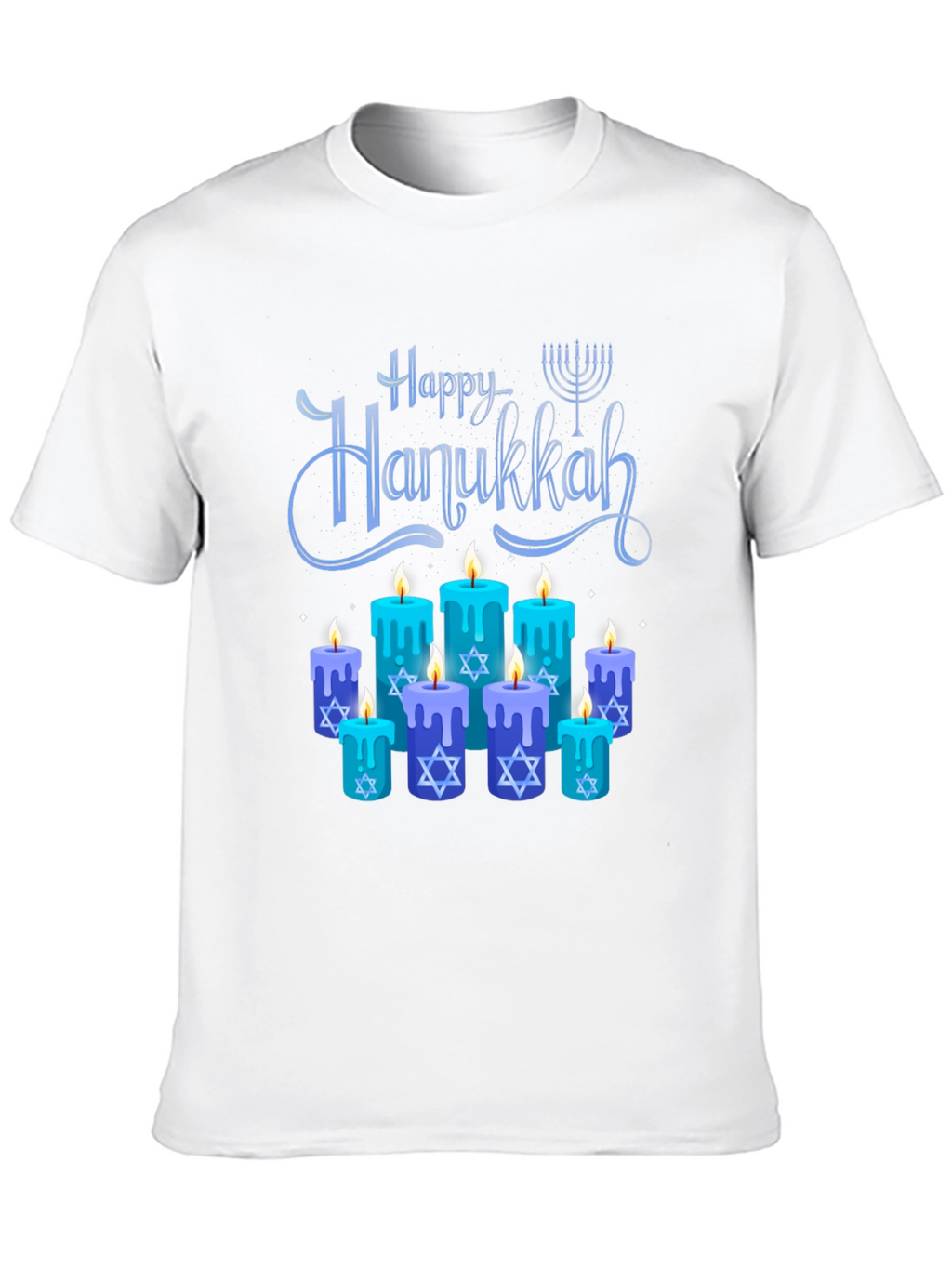 Happy Hanukkah Menorah T-Shirt
