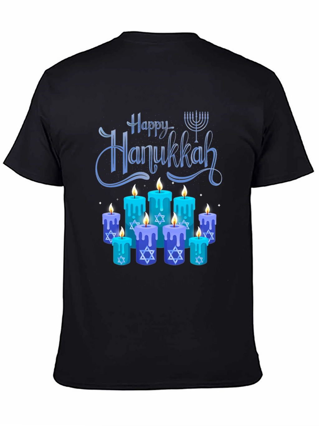 Happy Hanukkah Menorah T-Shirt