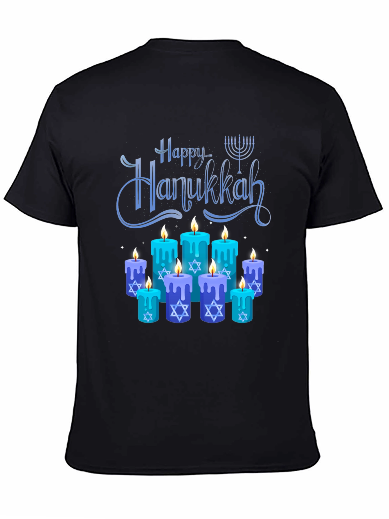 Happy Hanukkah Menorah T-Shirt