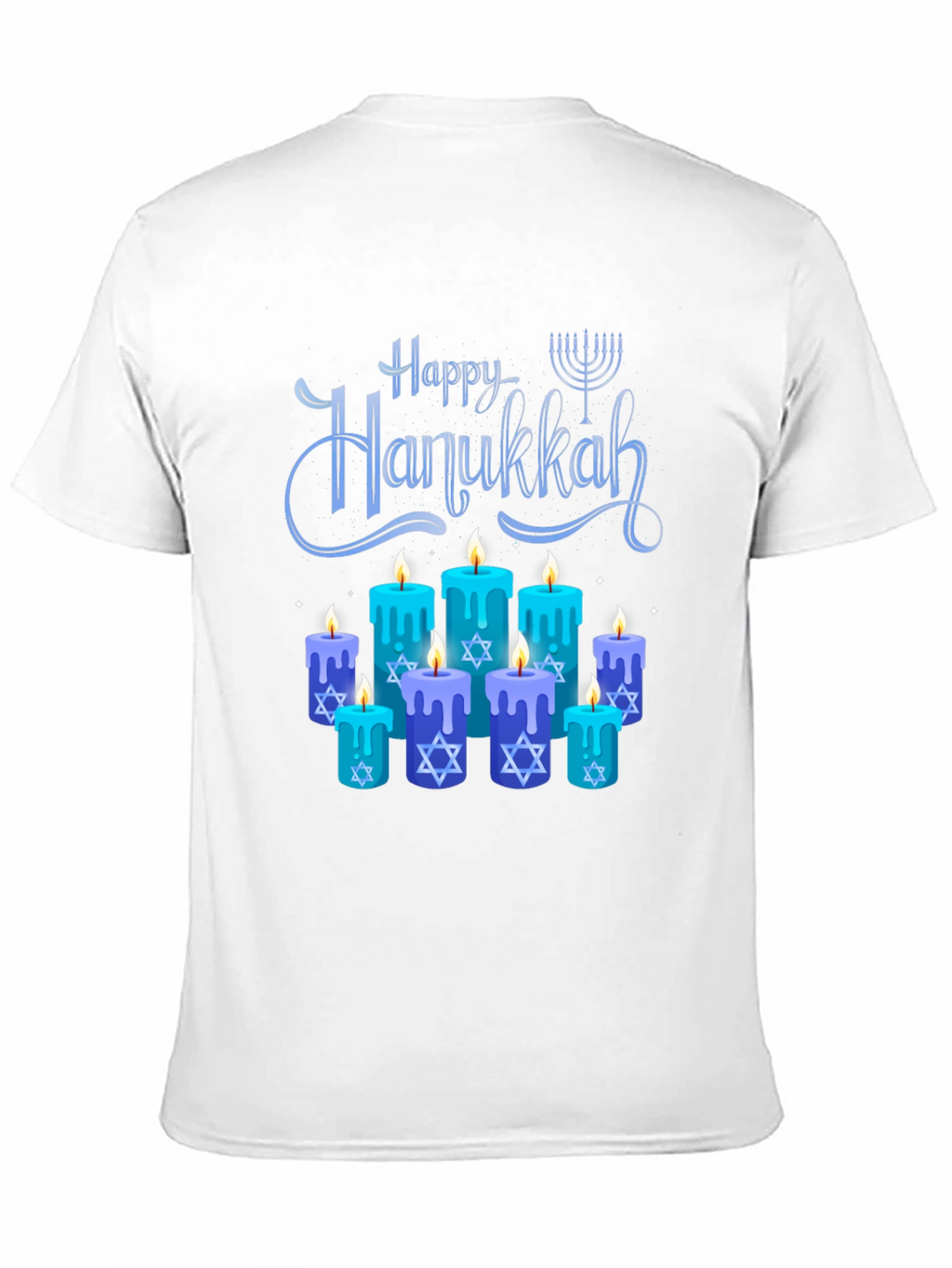 Happy Hanukkah Menorah T-Shirt