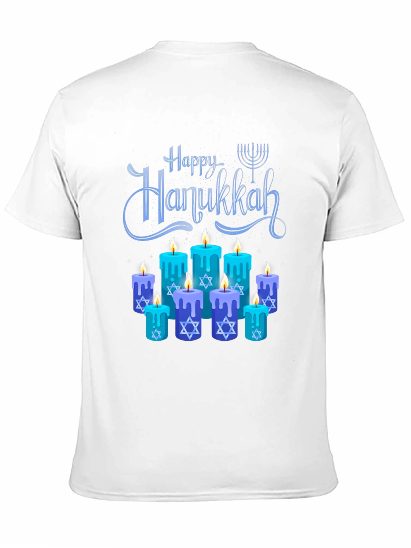 Happy Hanukkah Menorah T-Shirt