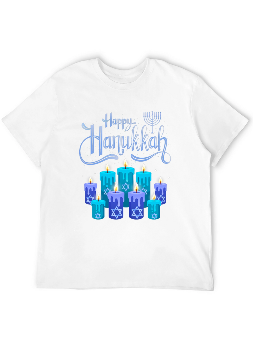 Happy Hanukkah Menorah T-Shirt