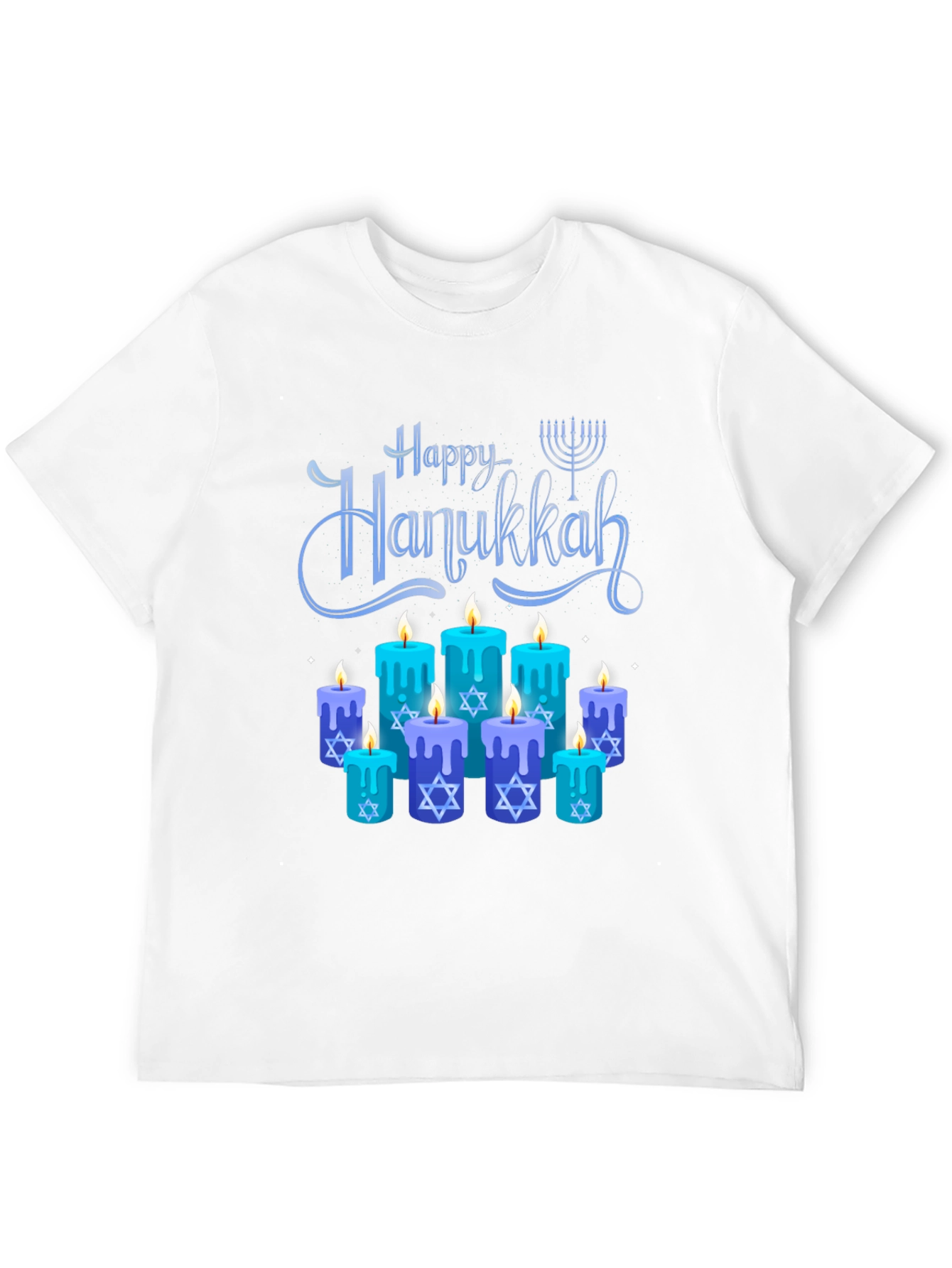 Happy Hanukkah Menorah T-Shirt