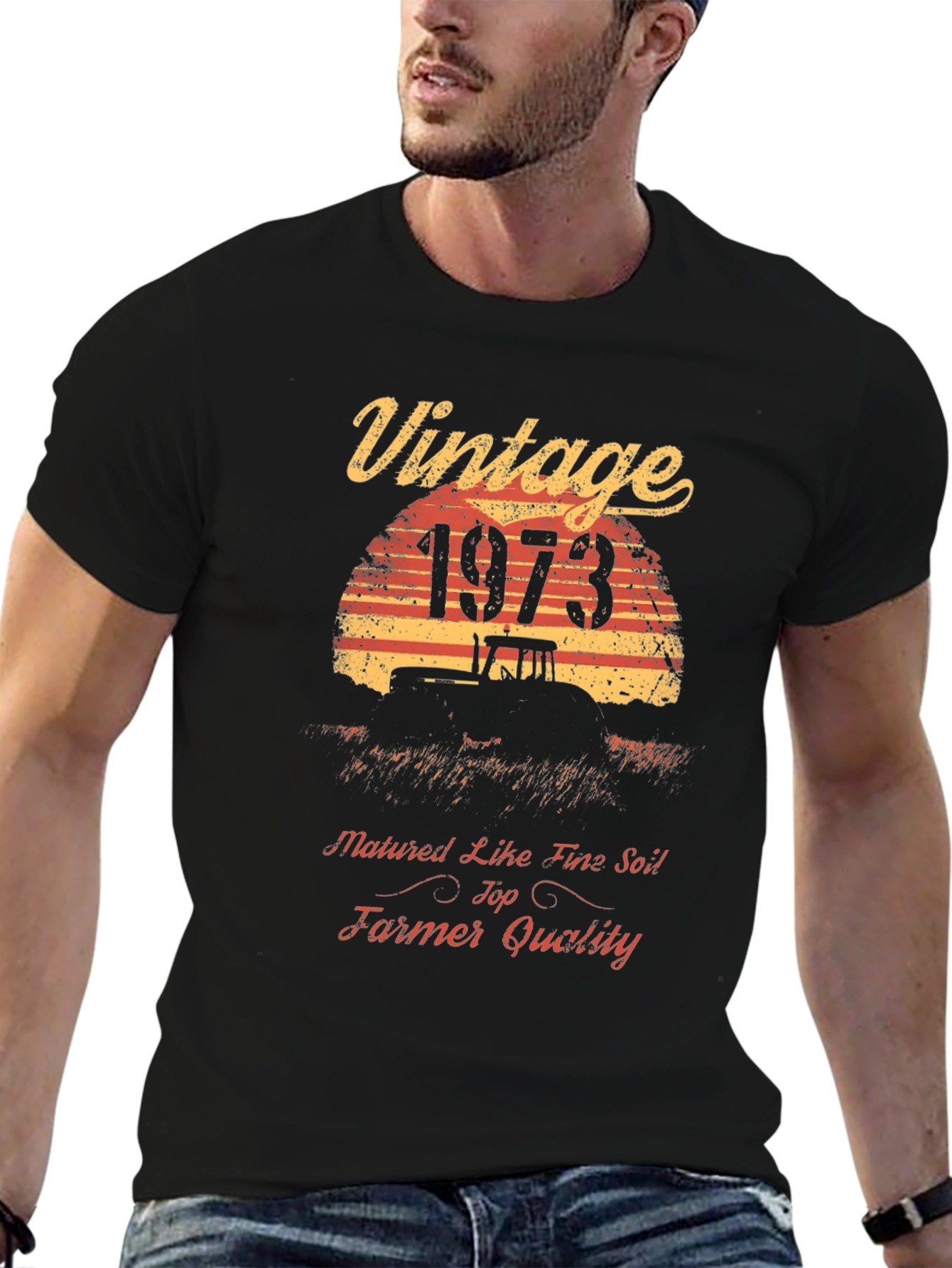 Vintage 1973 Farmer Quality Graphic T-Shirt