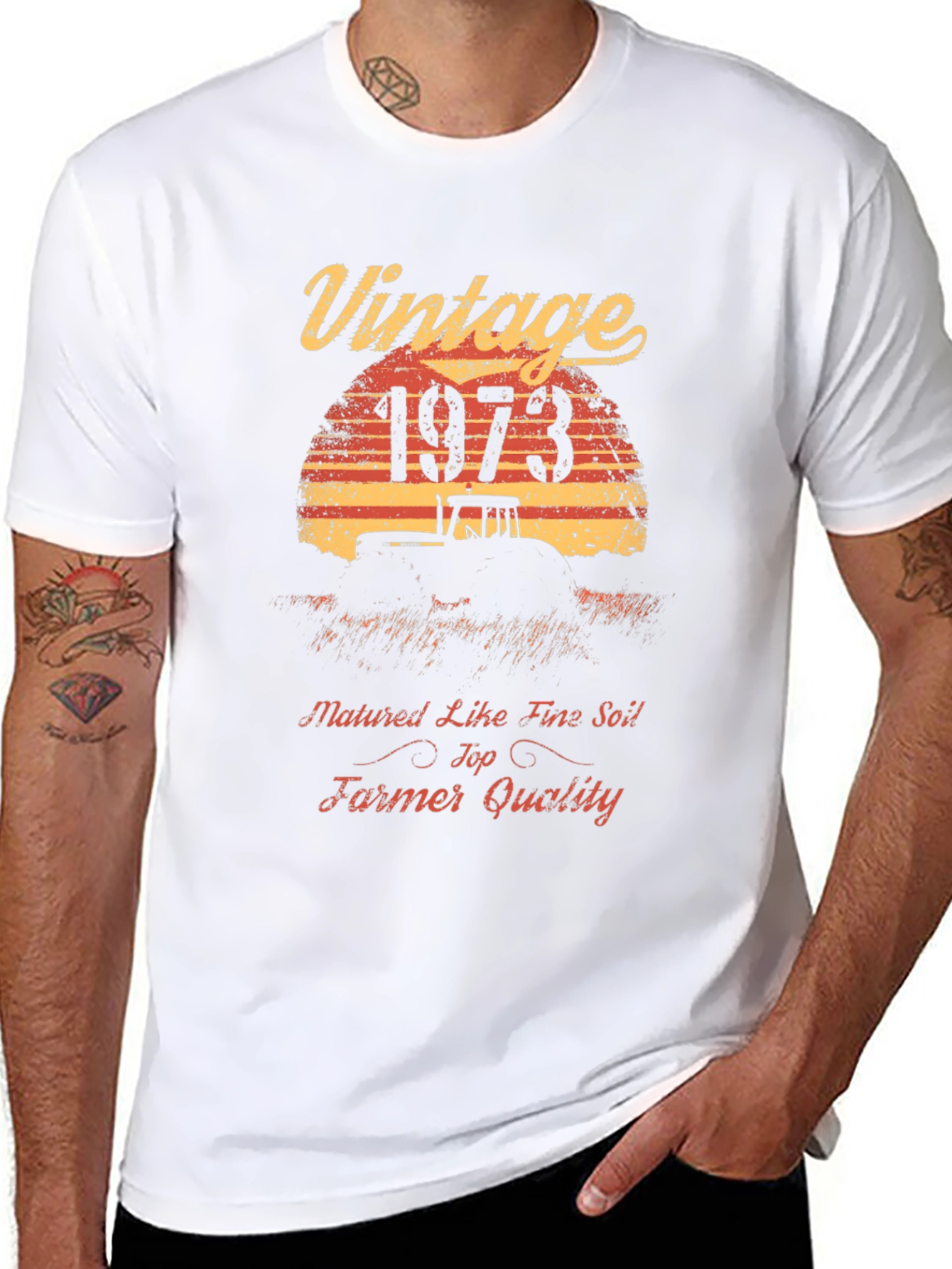 Vintage 1973 Farmer Quality Graphic T-Shirt