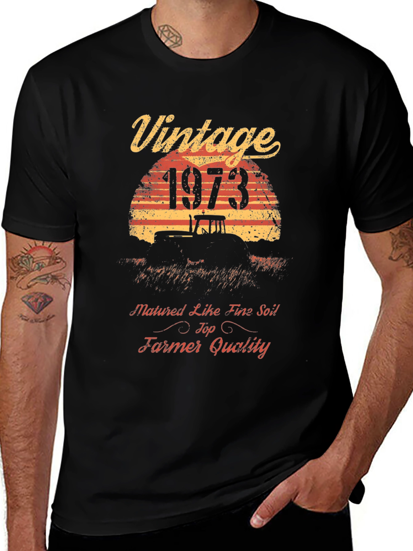 Vintage 1973 Farmer Quality Graphic T-Shirt