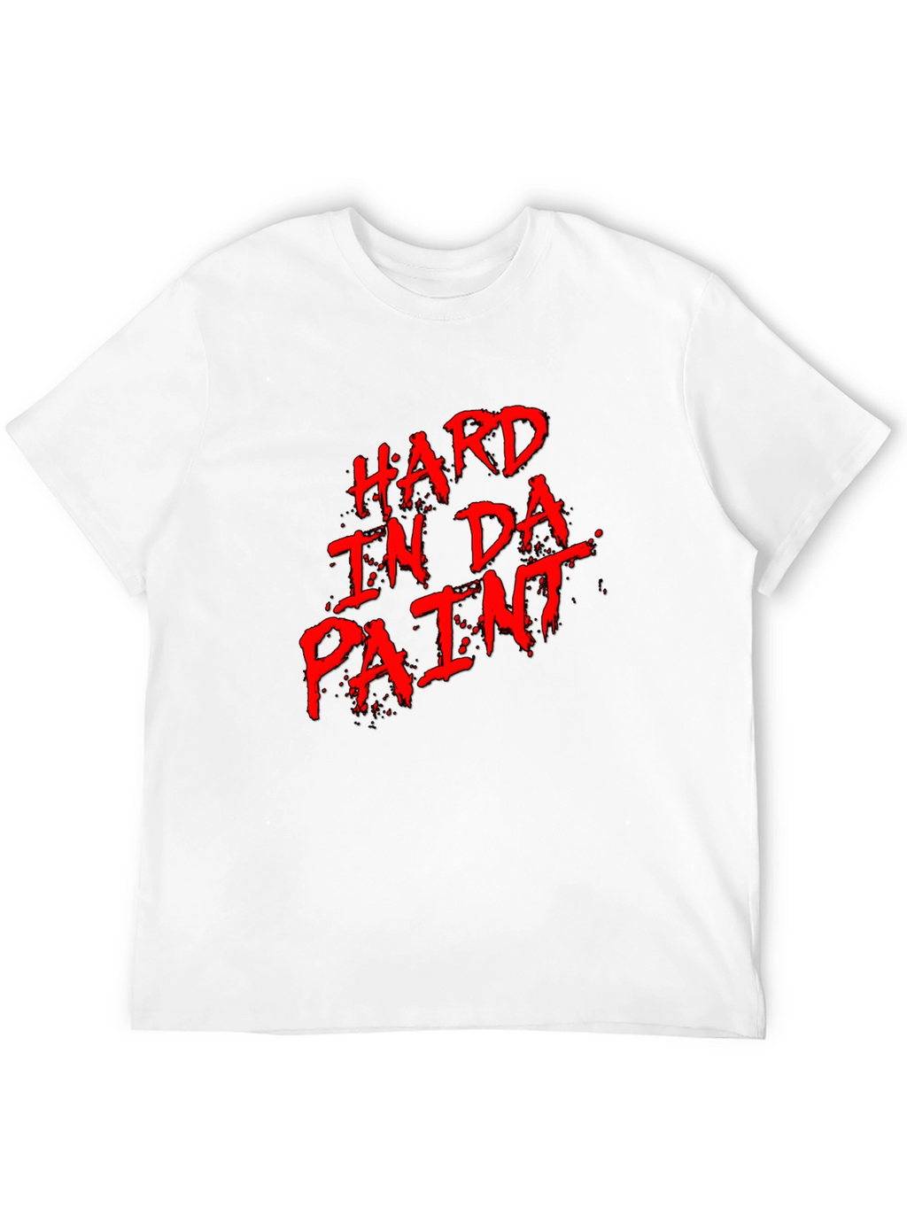 Hard in Da Paint Graphic T-Shirt - Black