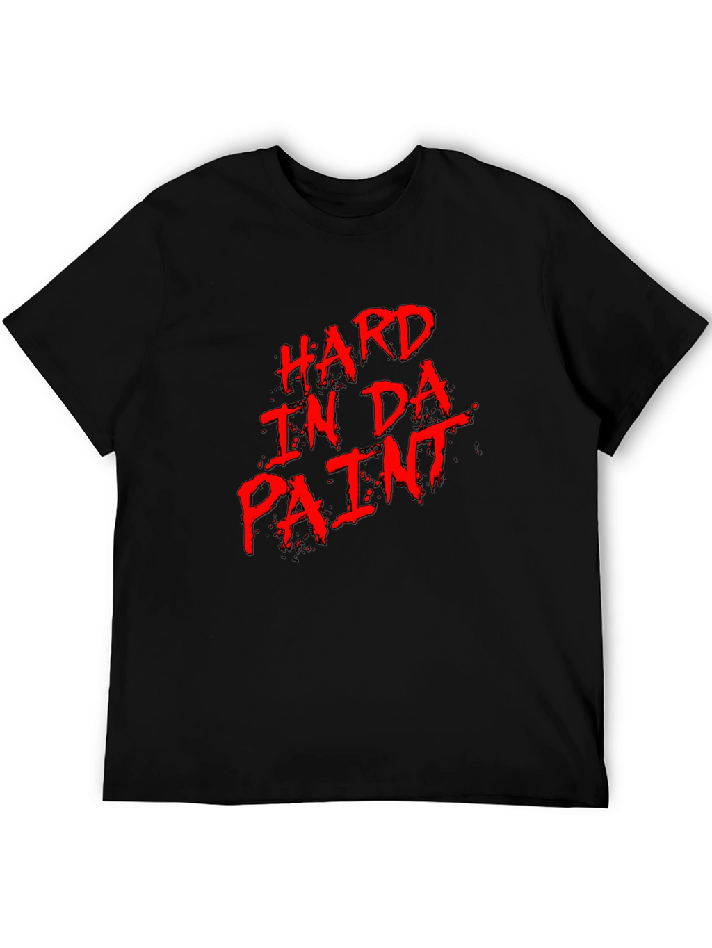 Hard in Da Paint Graphic T-Shirt - Black