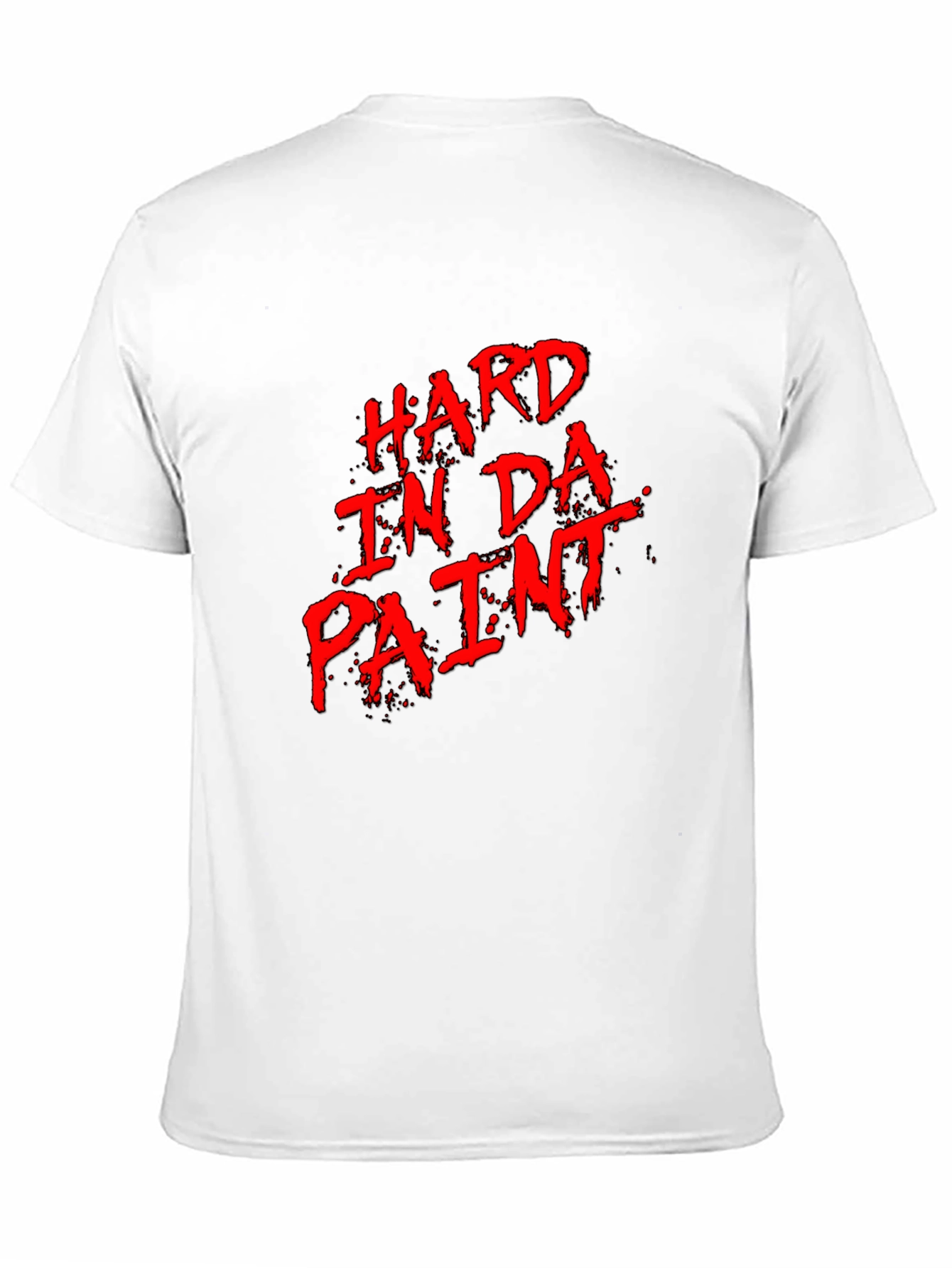 Hard in Da Paint Graphic T-Shirt - Black