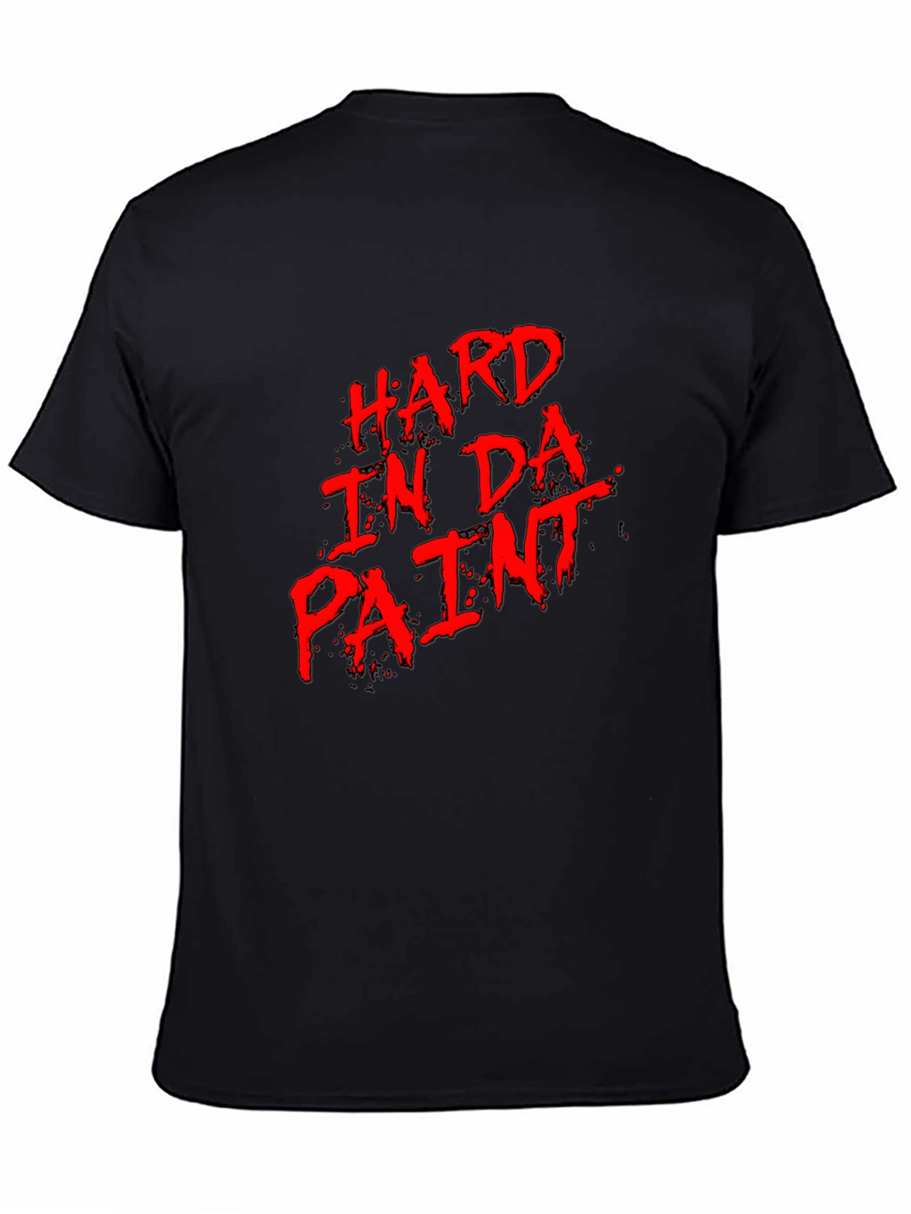 Hard in Da Paint Graphic T-Shirt - Black
