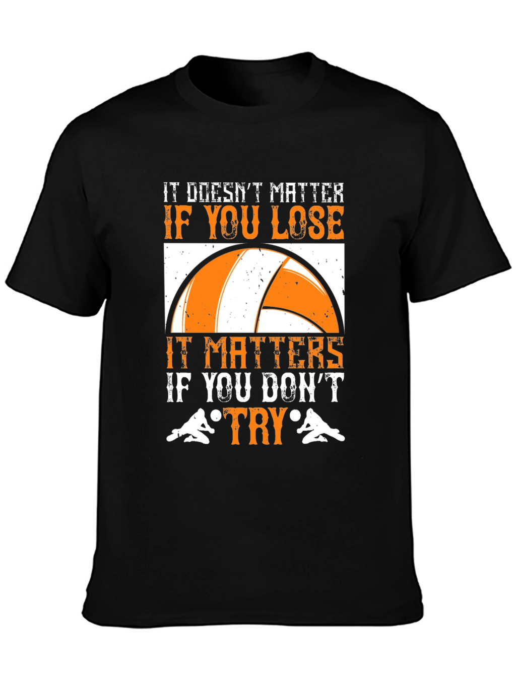 Volleyball Try Harder Graphic Tee