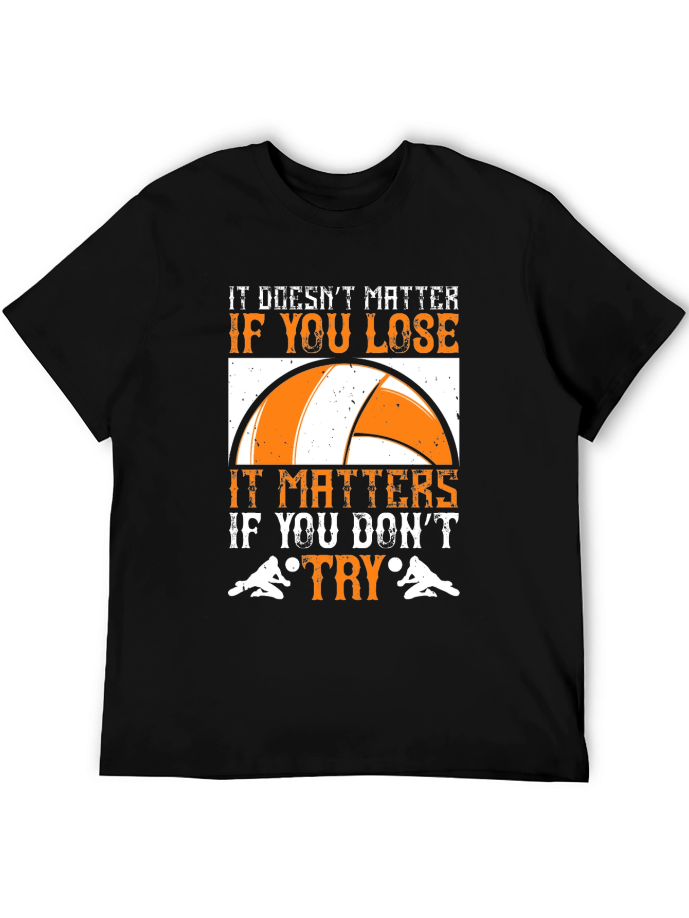Volleyball Try Harder Graphic Tee
