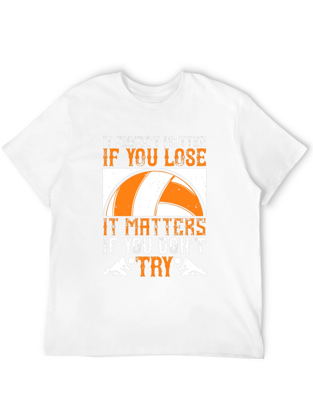 Volleyball Try Harder Graphic Tee