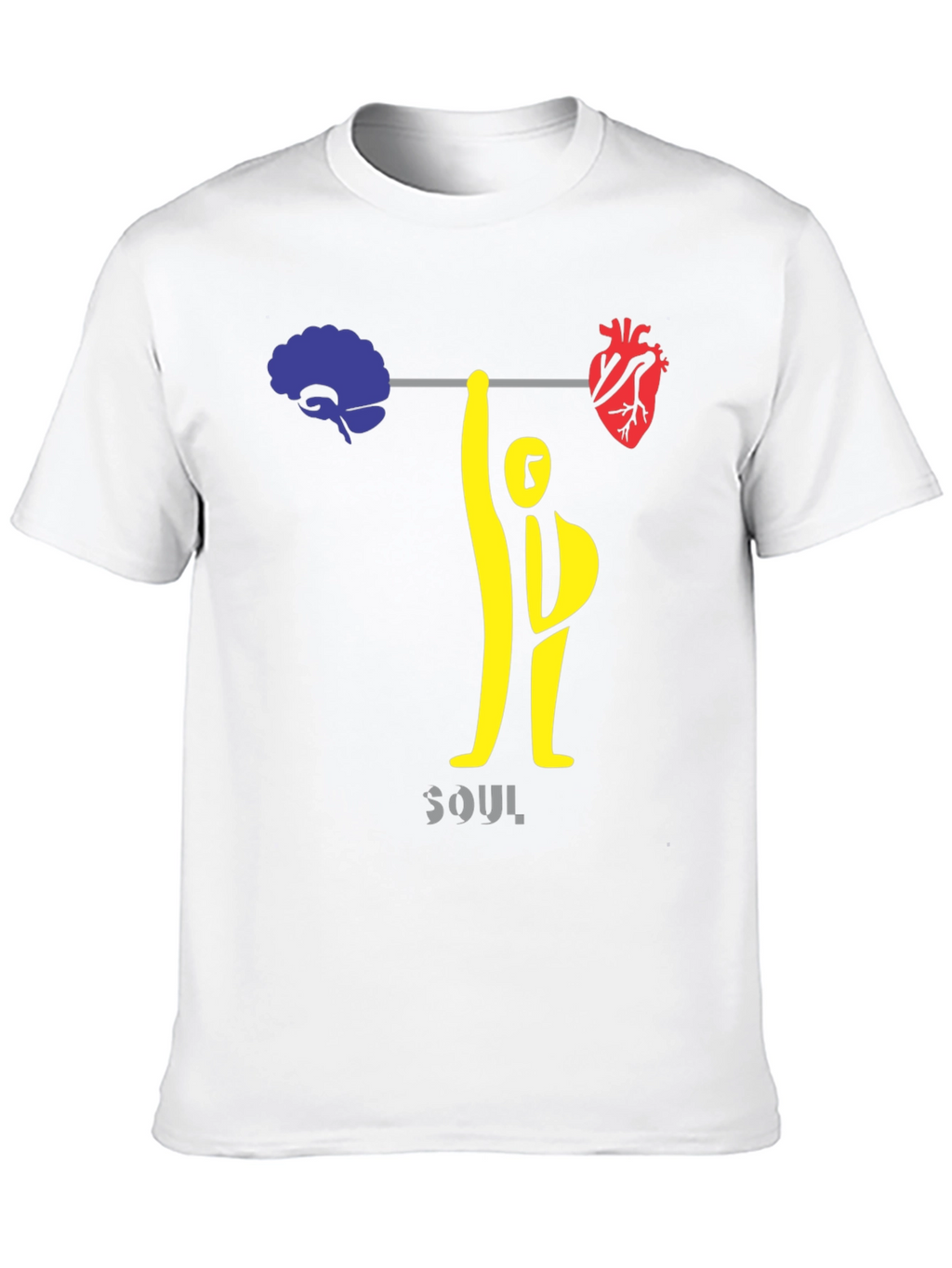 Brain & Heart Powerlifting T-Shirt