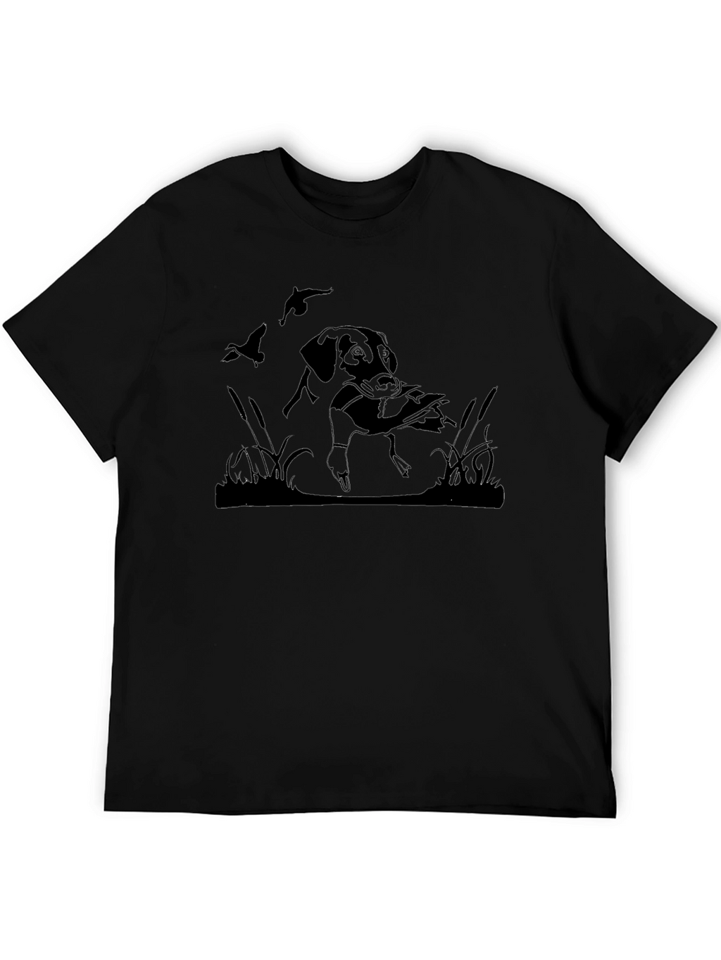 Hunting Dog Silhouette Graphic Tee