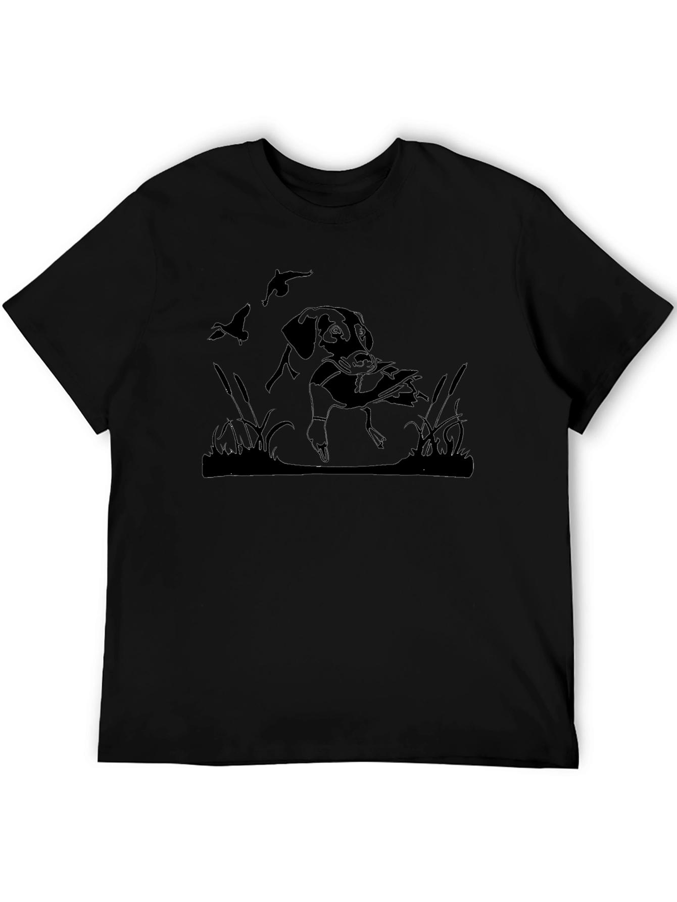 Hunting Dog Silhouette Graphic Tee