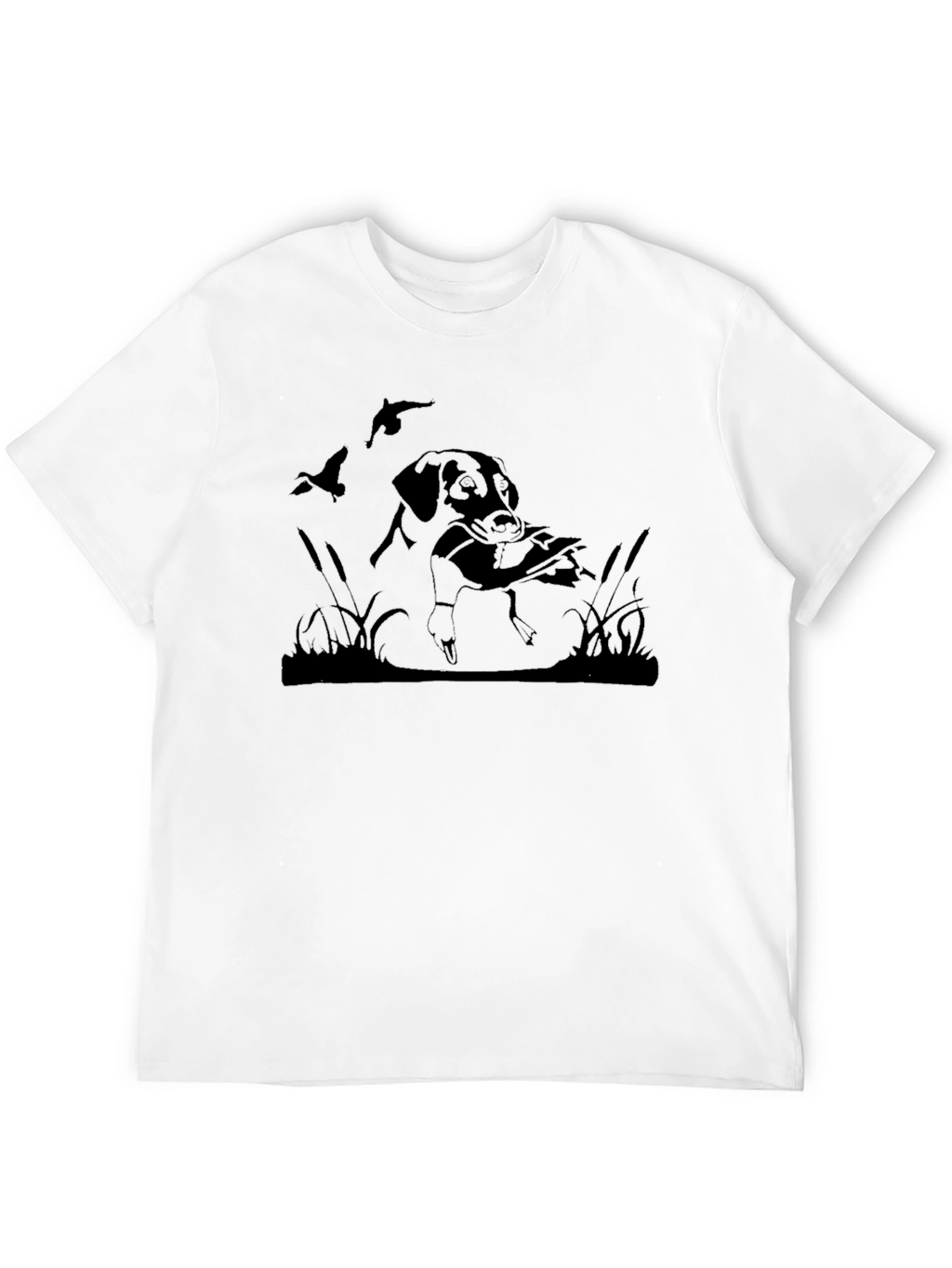 Hunting Dog Silhouette Graphic Tee