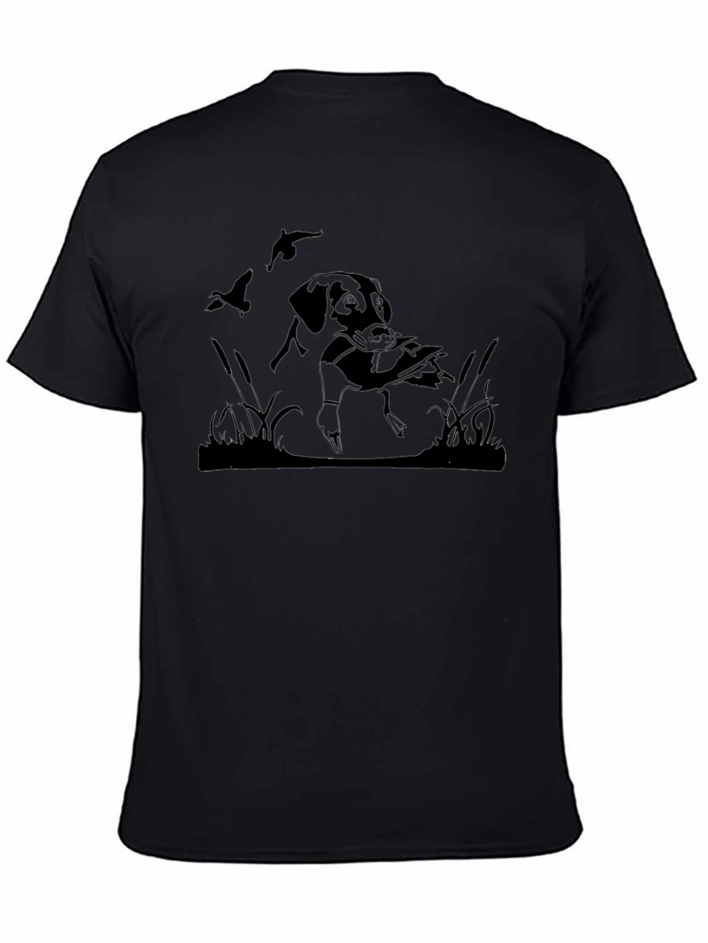 Hunting Dog Silhouette Graphic Tee
