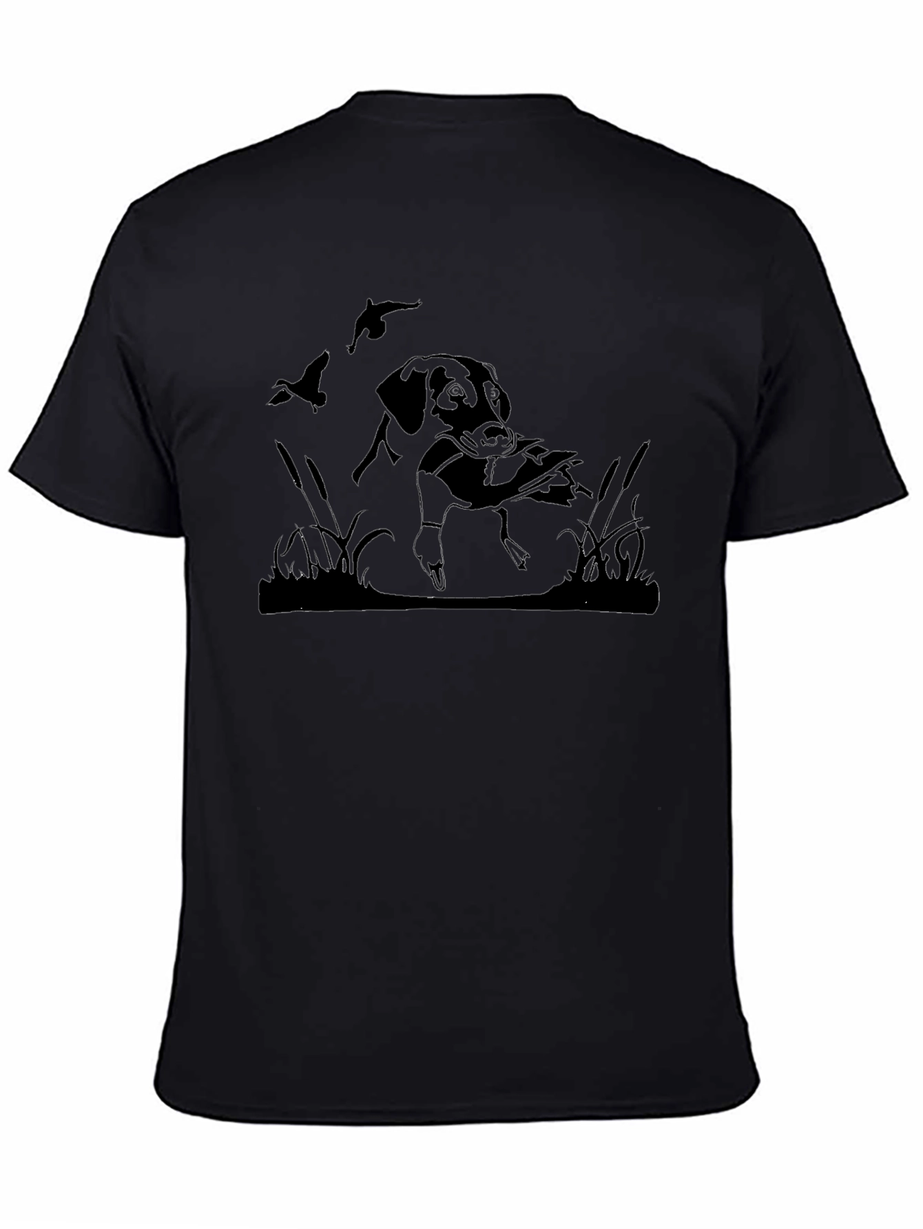 Hunting Dog Silhouette Graphic Tee