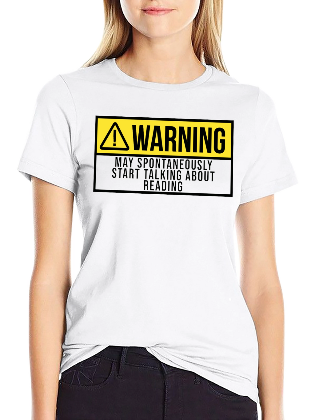 Warning: May Spontaneously Talk About Reading T-Shirt