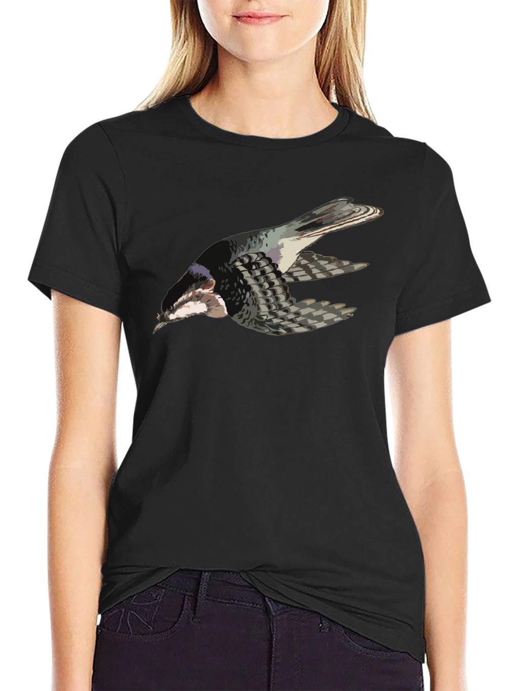 Graphic Tee - Bird Pattern